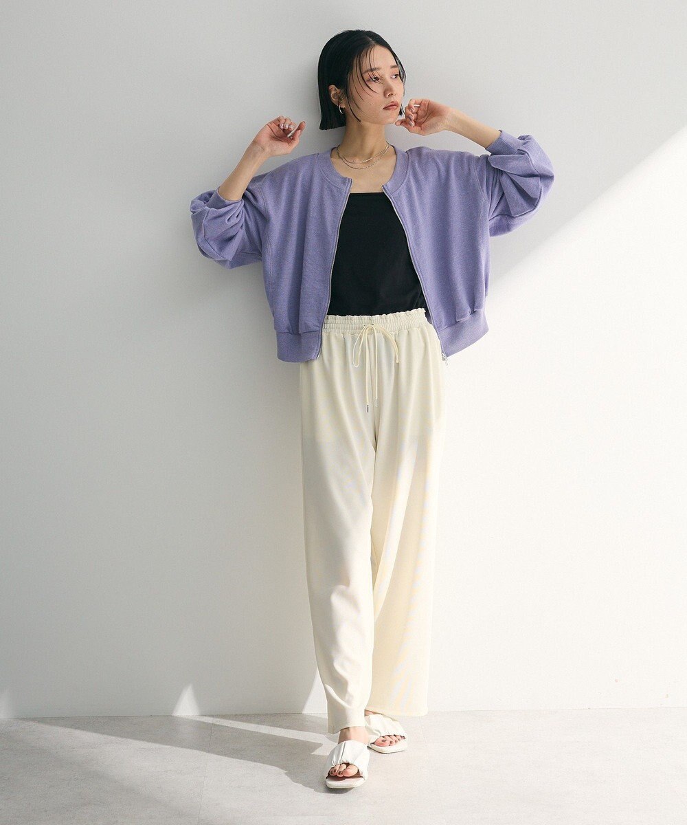 Green Parks ウ゛ィンテージ風ｚｉｐ裏毛カーディガン 