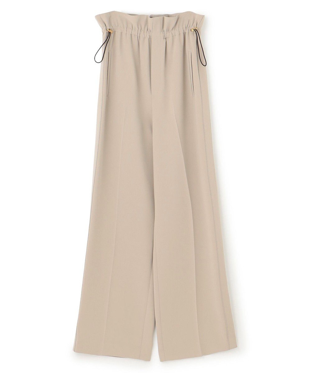 BEIGE， 【洗える・STORY 6月号掲載】RUE / ウエストゴムワイドストレートパンツ 