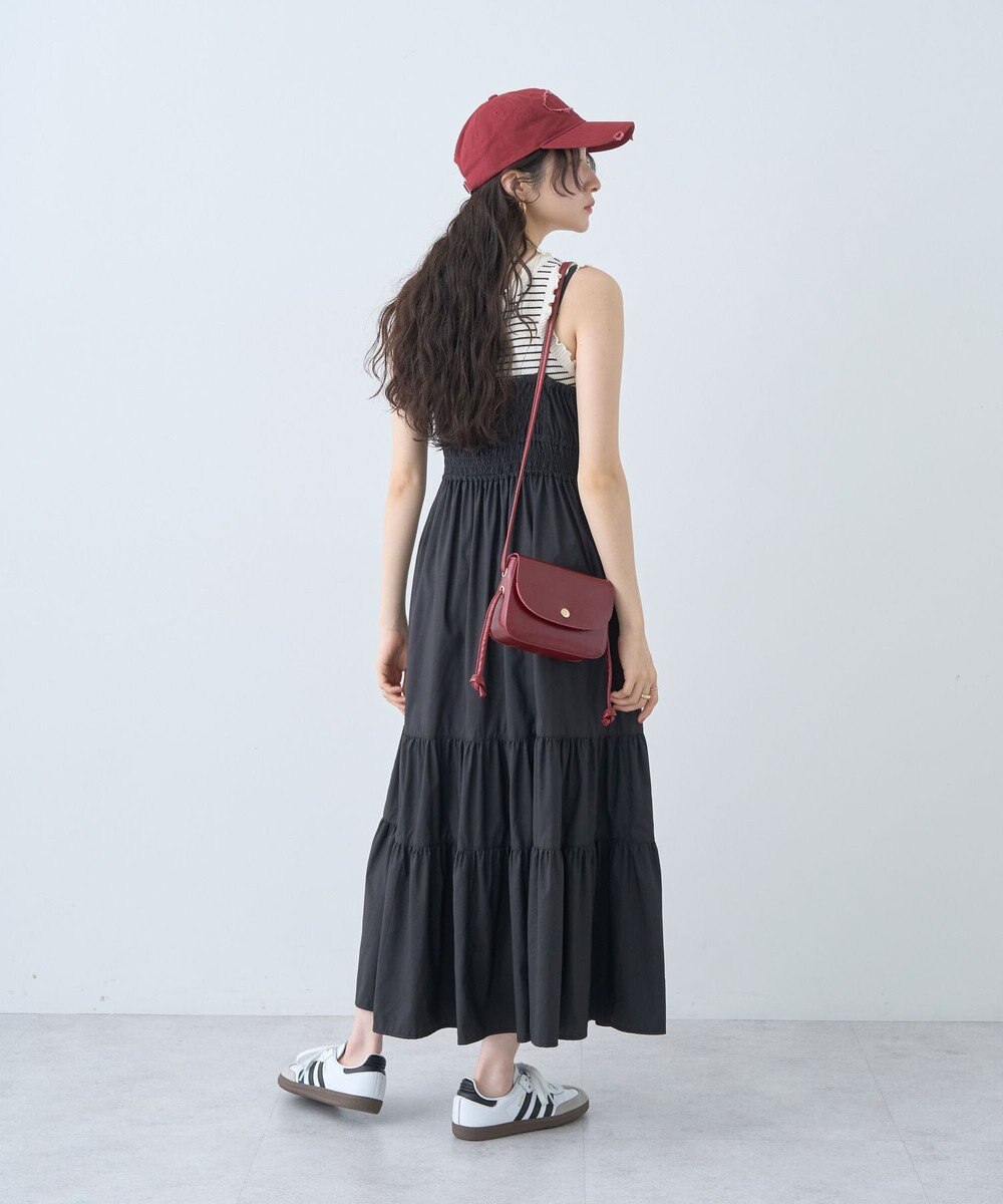 earth music&ecology ドロストシャーリングキャミワンピース 