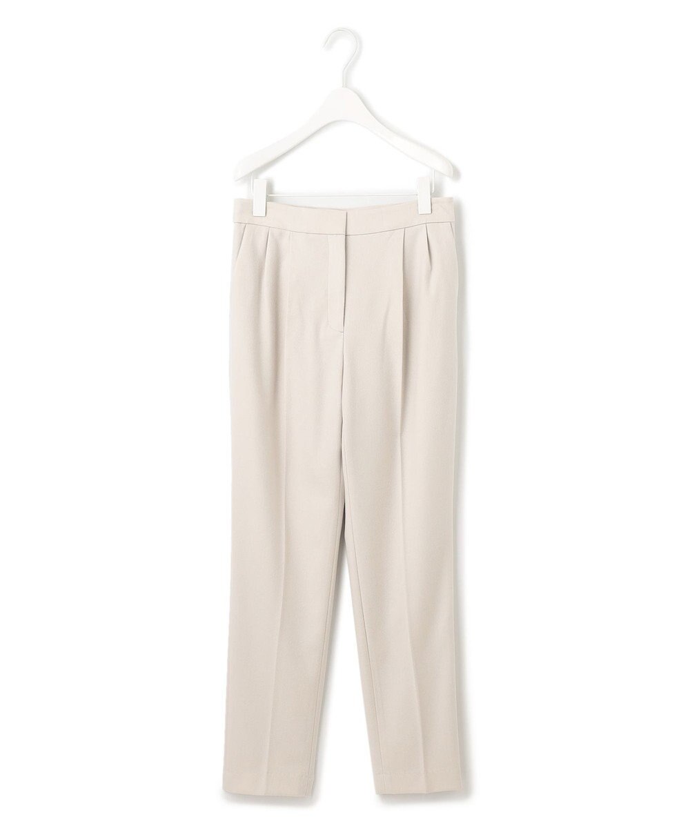 ICB 【洗える・WEB限定カラーあり】 ウールミルドサキソニー テーパードパンツ 