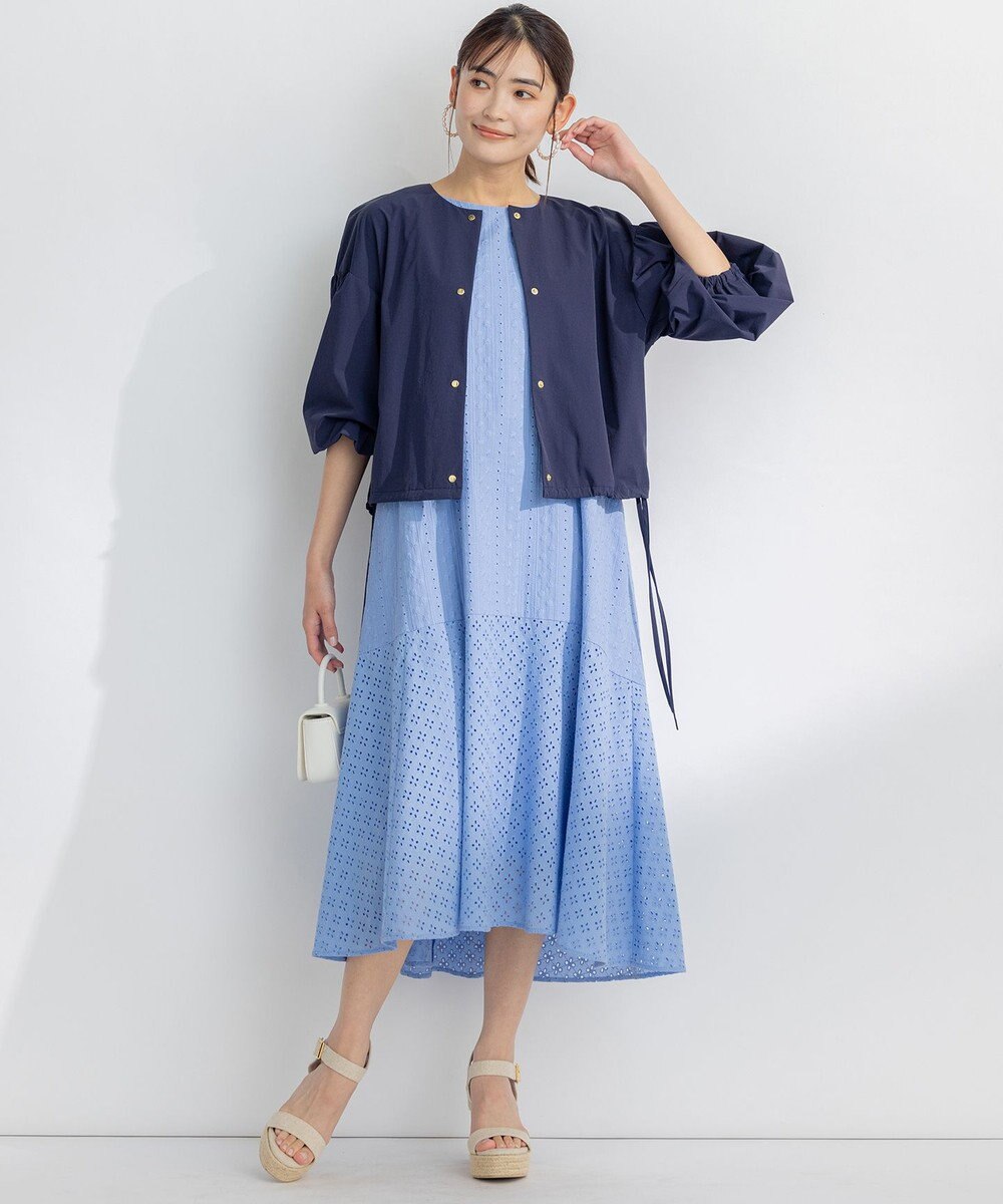 組曲 【弱撥水機能・UVケア】ライトナイロンストレッチ ジャケット 