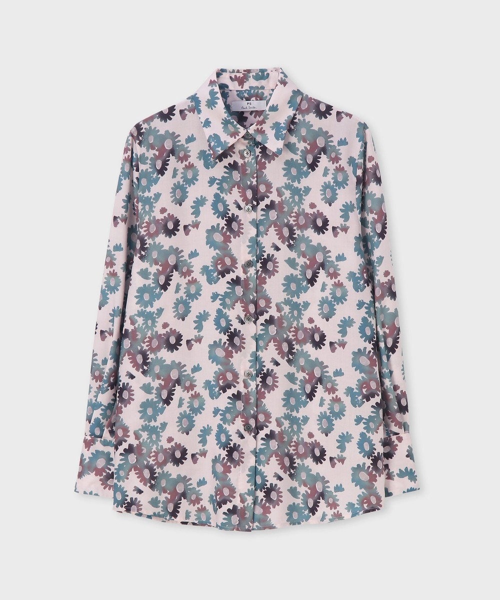 Paul Smith Chamomile Floral プリント シャツ ライトピンク