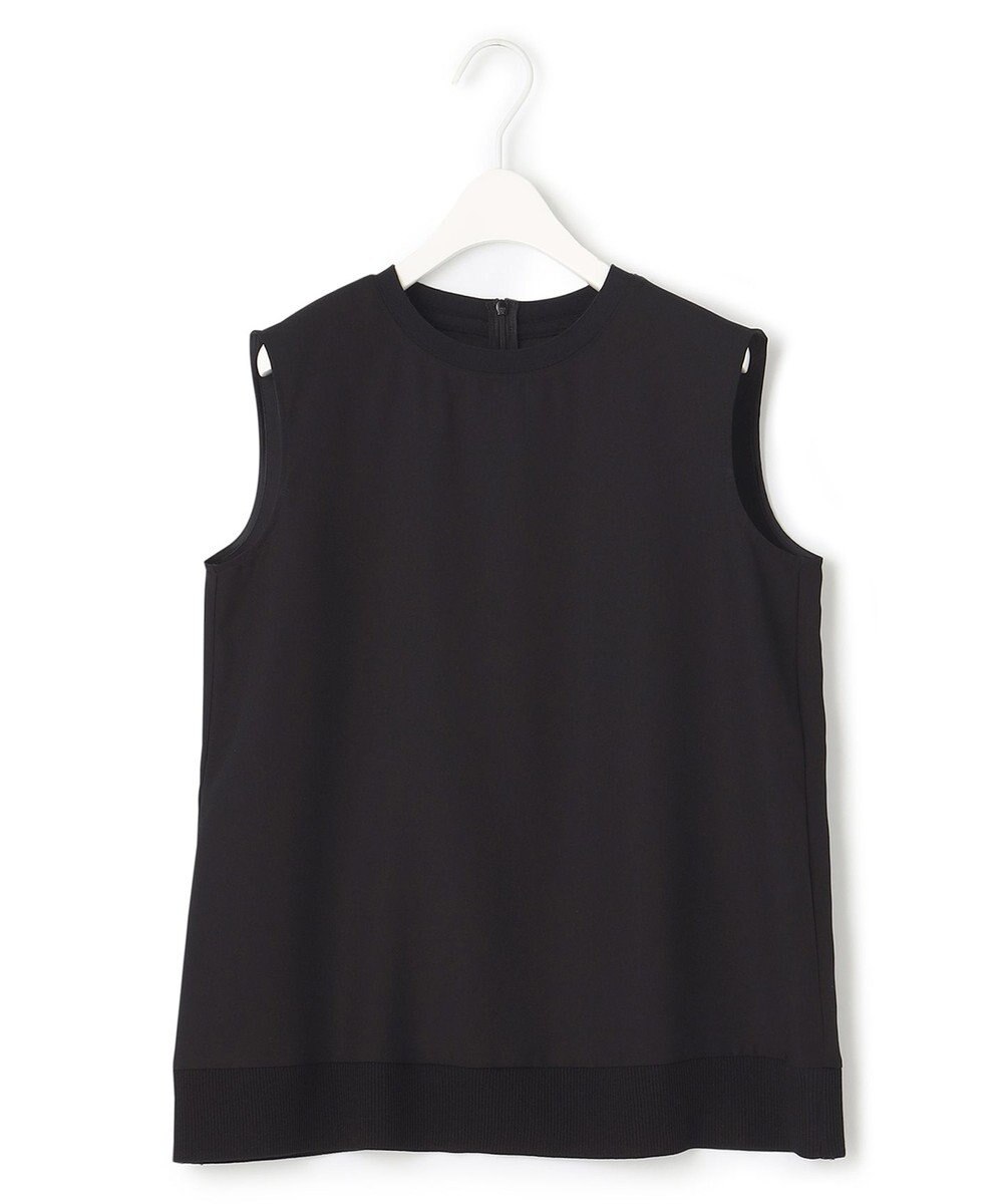 ICB 【洗える】FluidBackSatin ノースリーブプルオーバー 