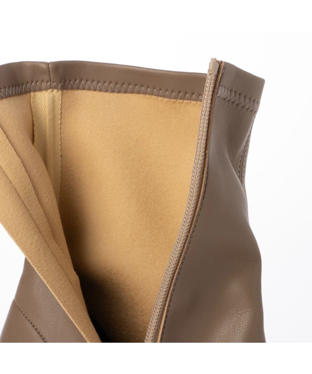 MODE ET JACOMO <carino>【レイン対応】ストレッチヒールブーツ （ブラック） 