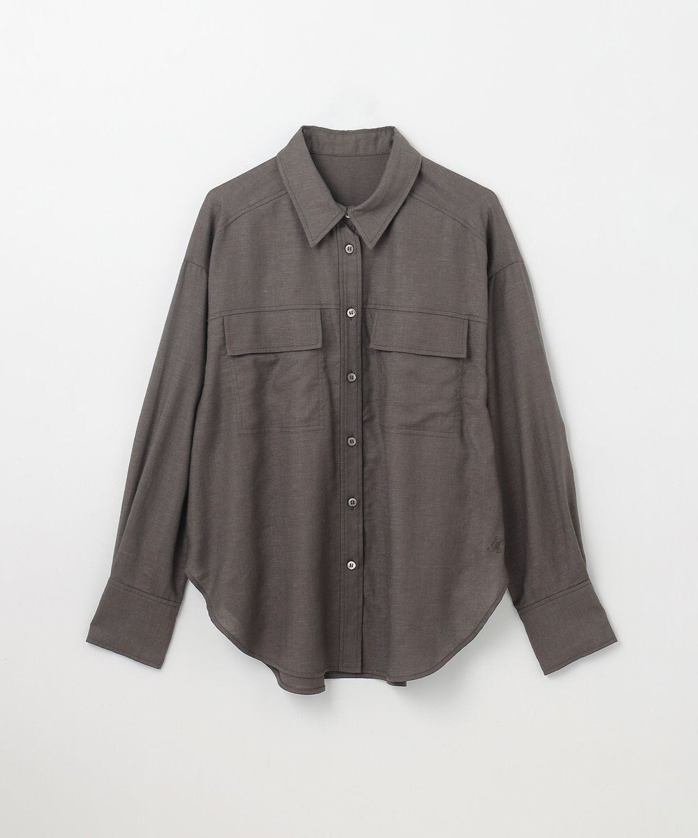 GRACE CONTINENTAL トリアセリネンオーバーシャツ 