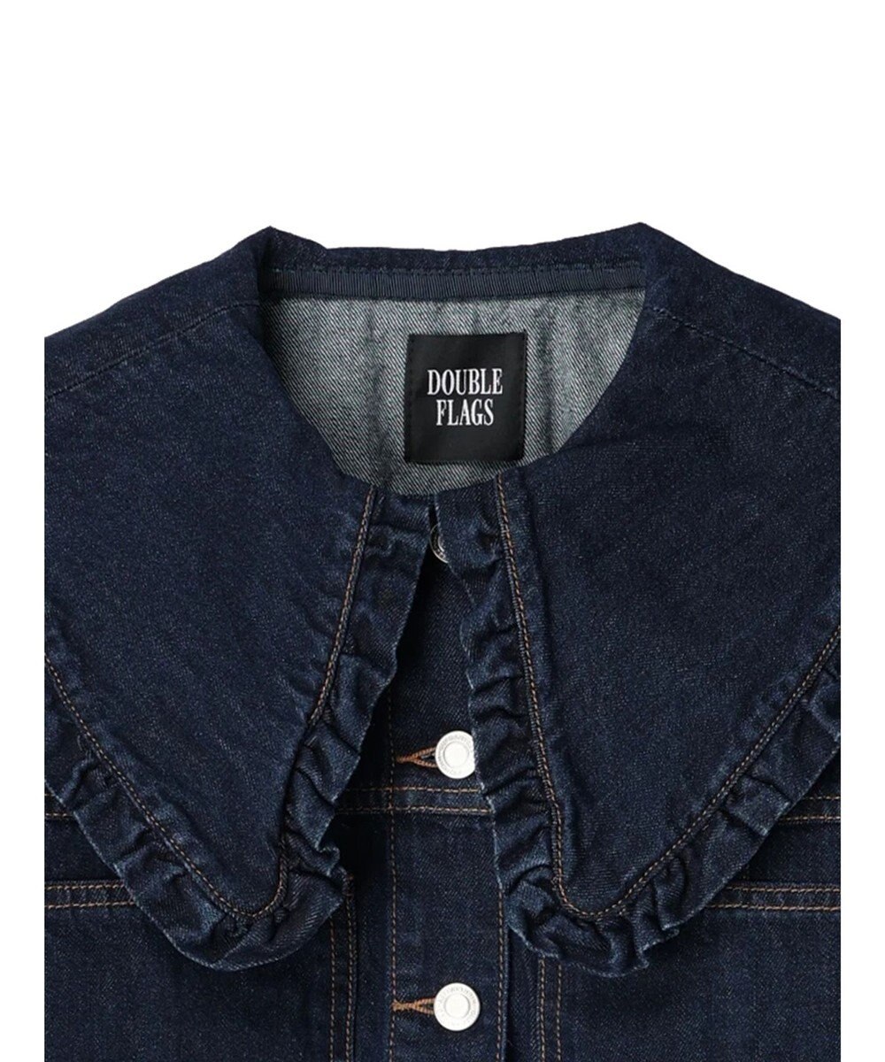 Green Parks ・Ｄｏｕｂｌｅ　Ｆｌａｇｓ　フリルカラーＧジャン 