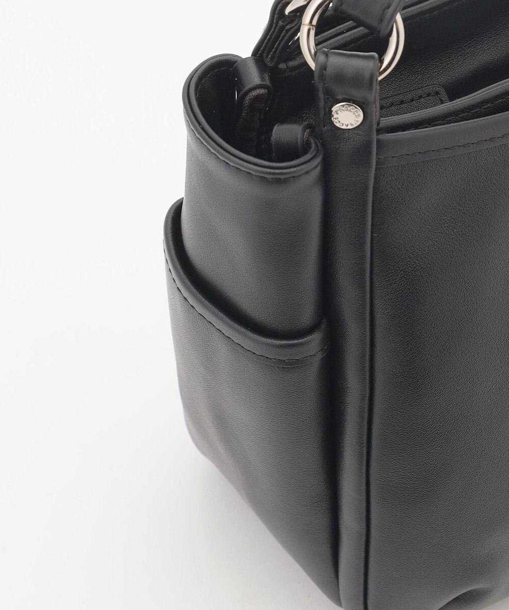 Y'SACCS カウレザー スクエア2wayミニトート 