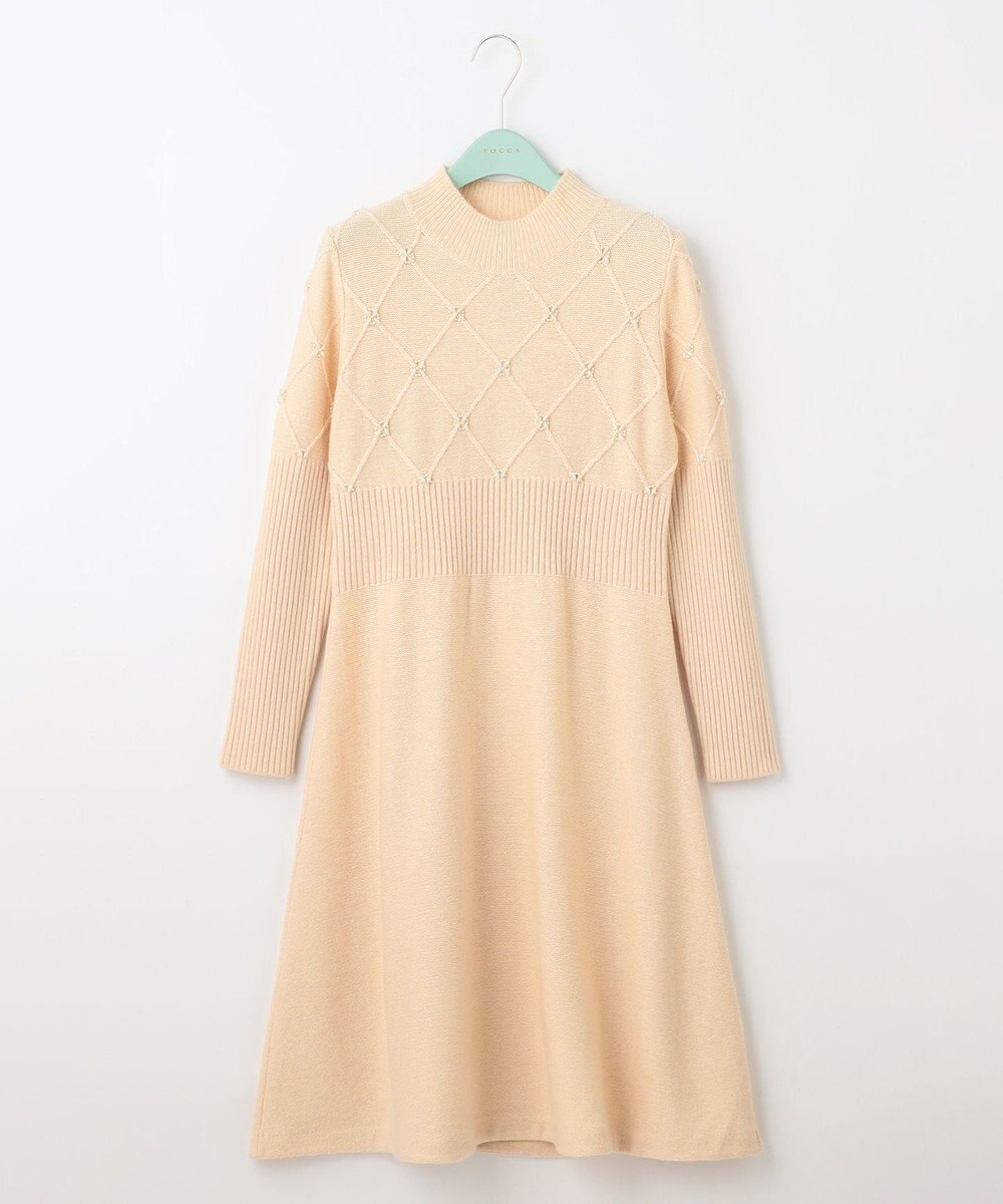 TOCCA 【洗える】PEARL BOUQUET KNITDRESS ニットドレス 