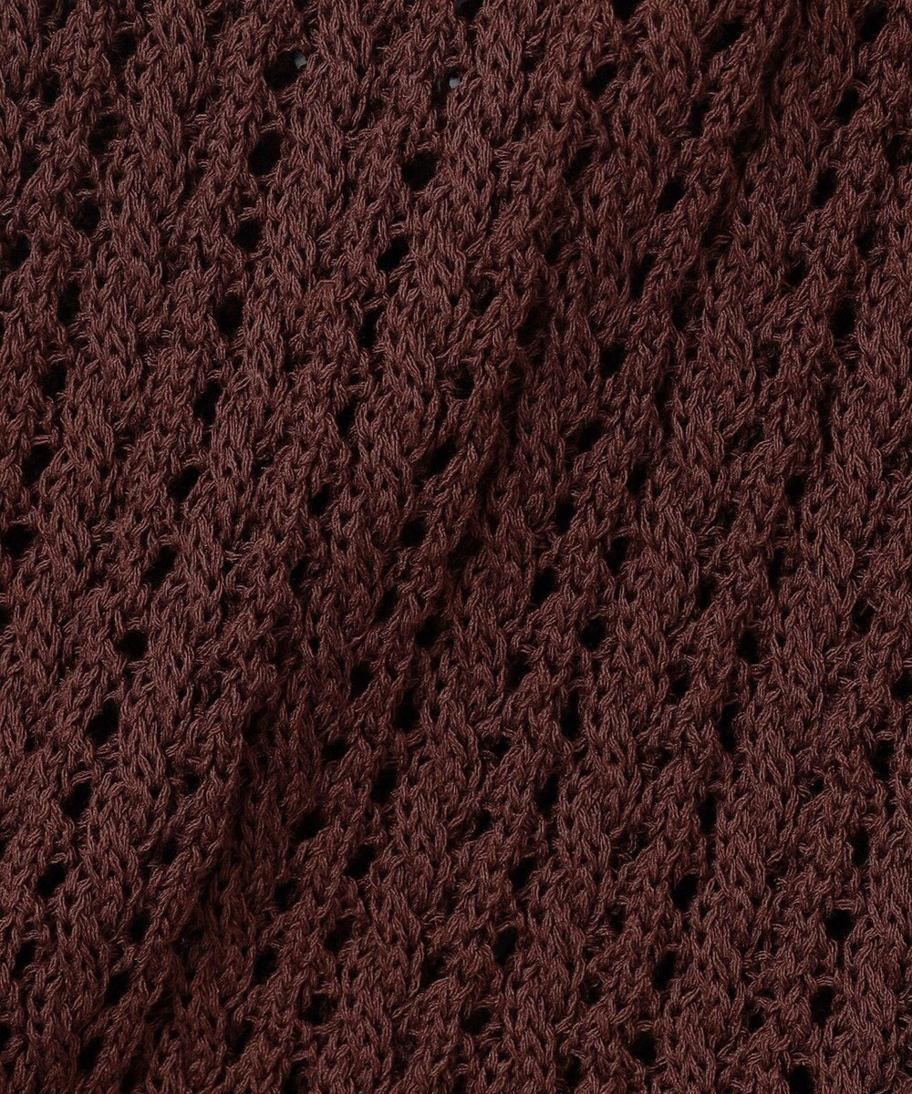 uncrave シースルーケーブルニット パンツ 