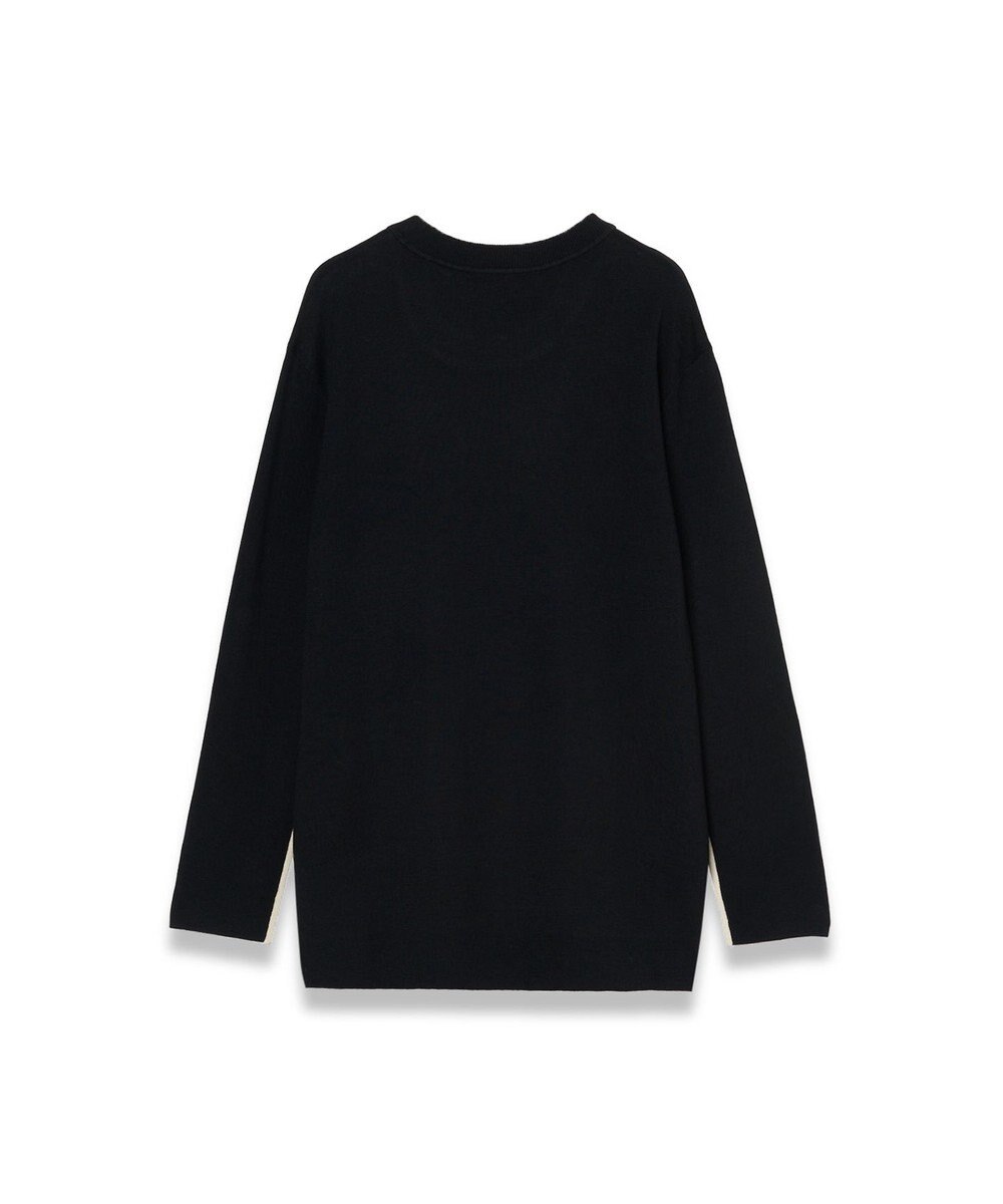 JOSEPH 【洗える】バイカラー　ロングスリーブニット 