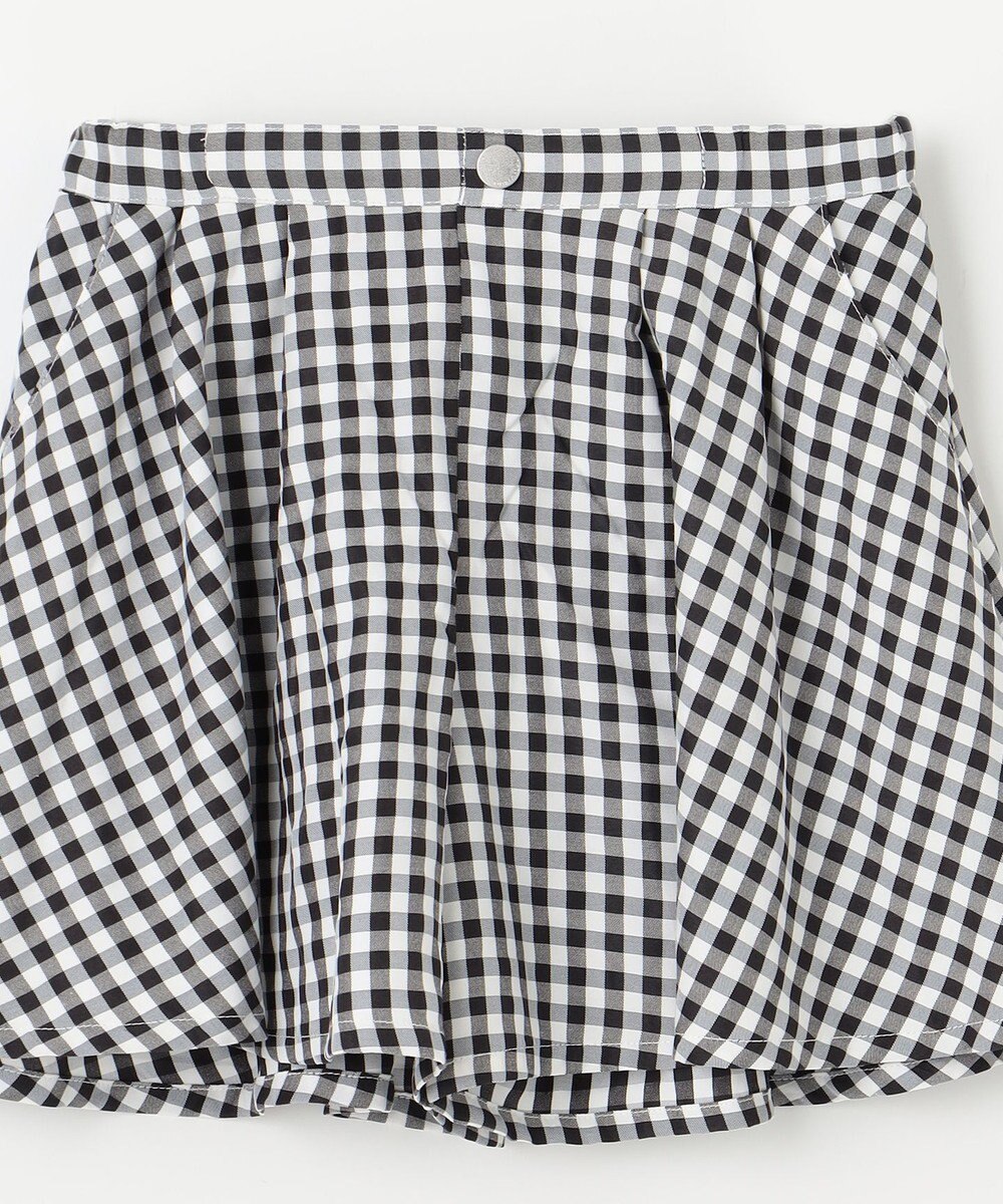 組曲 KIDS 【110-140㎝】フレアーギンガム ショートパンツ 