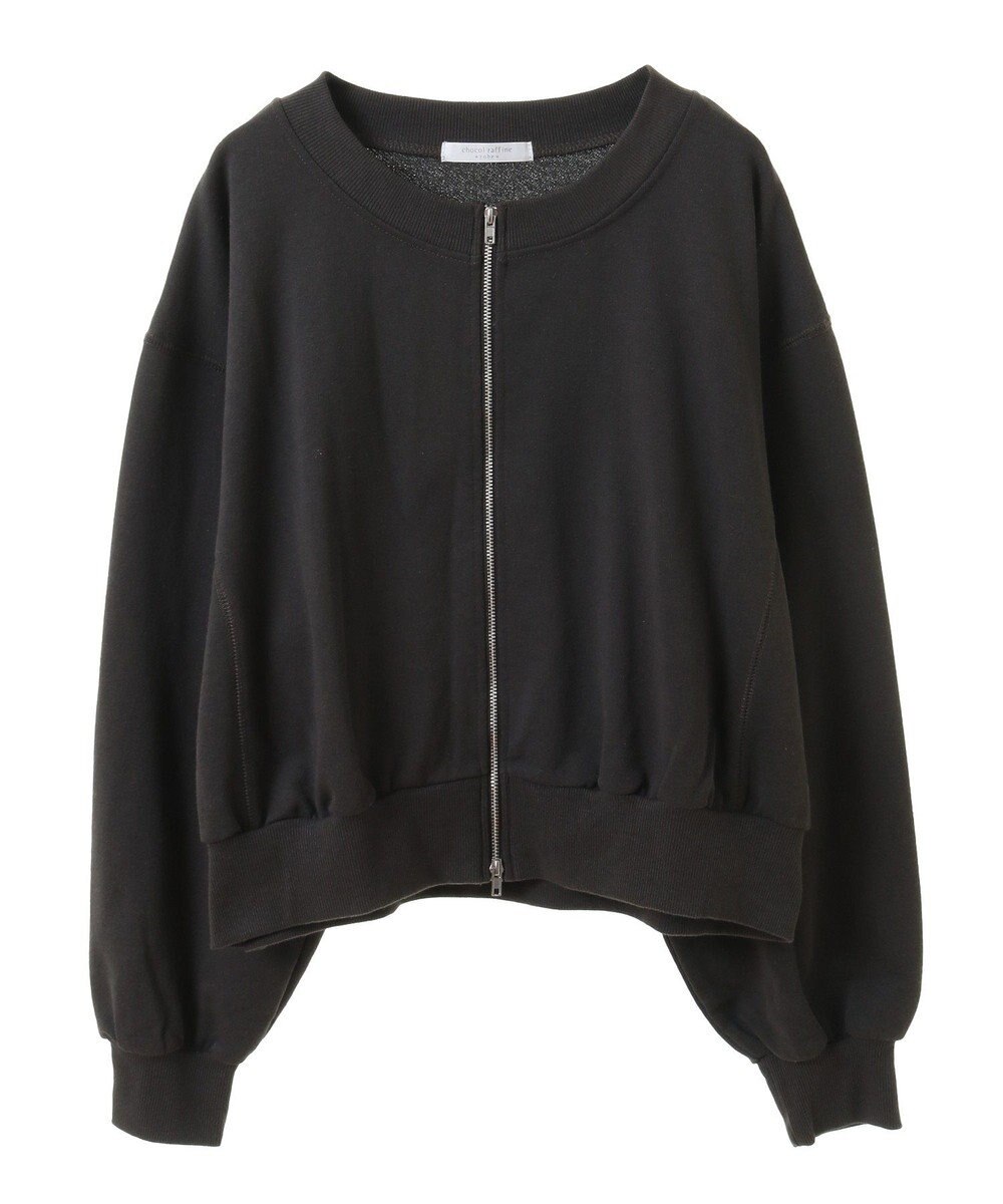 Green Parks ウ゛ィンテージ風ｚｉｐ裏毛カーディガン 