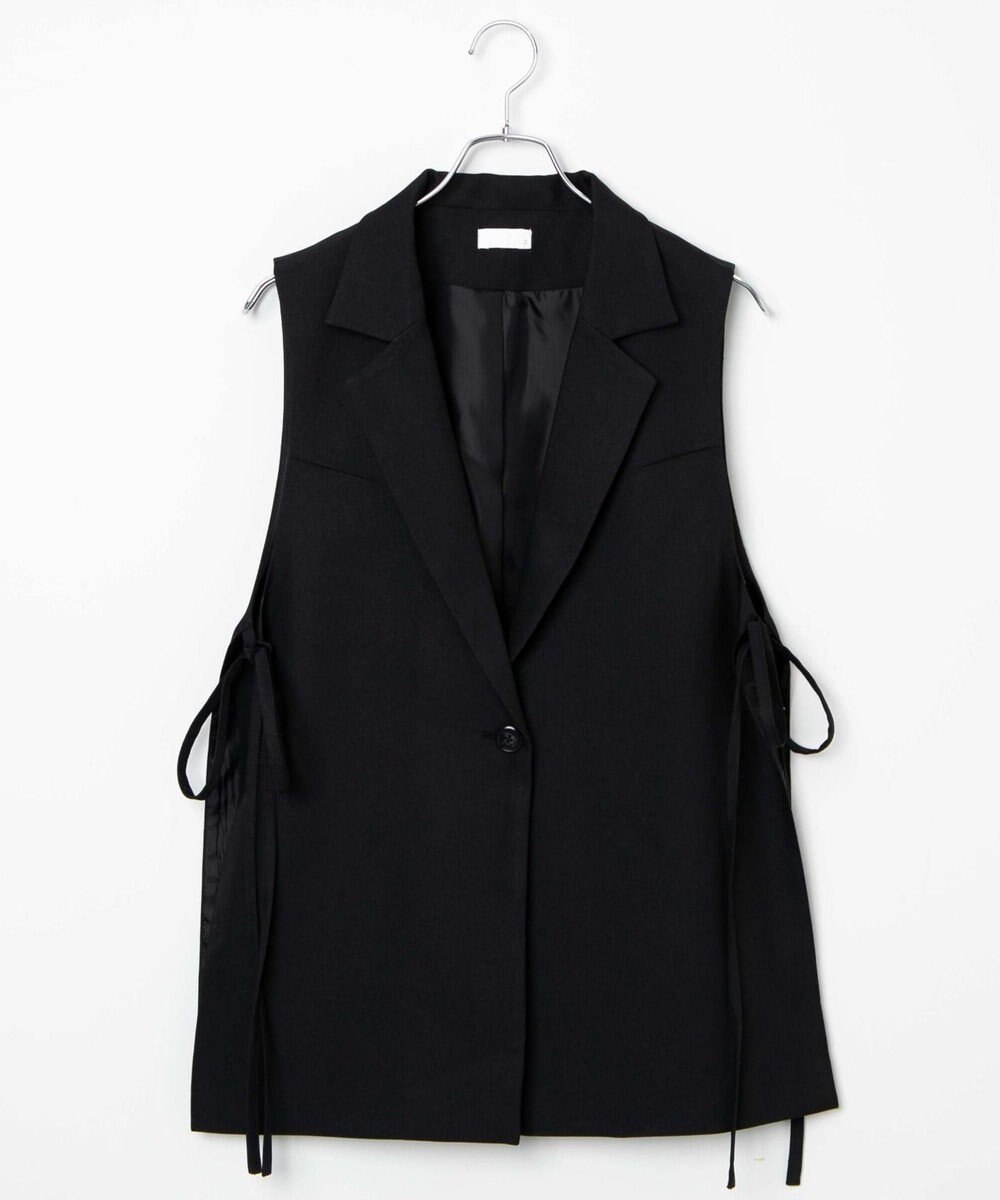 WEGO サイドリボンテーラードベスト 