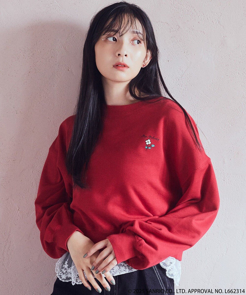 earth music&ecology マイメロディ＆クロミ／ｅａｒｔｈ　レトロアートスウェット 