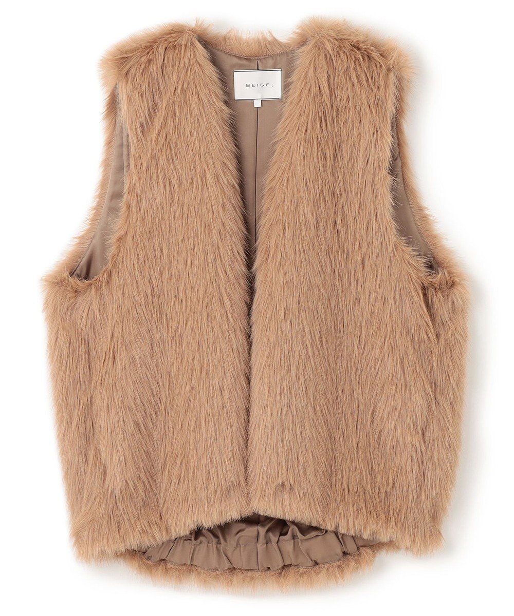 BEIGE， 【Precious 11月号掲載】ELSA / フェイクファージレ 