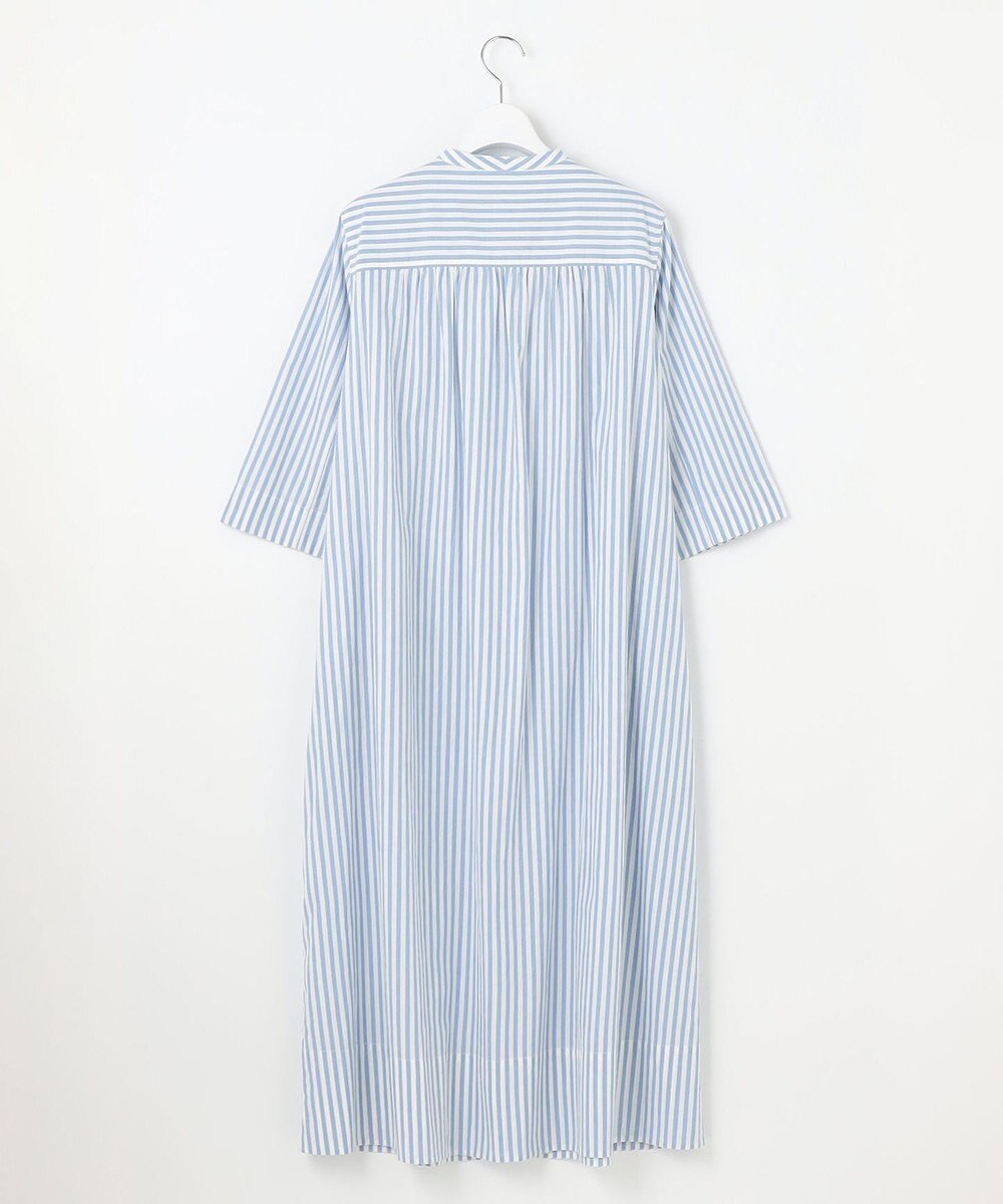 23区 【Indian Factory】コットンポプリン タックディテール シャツワンピース 