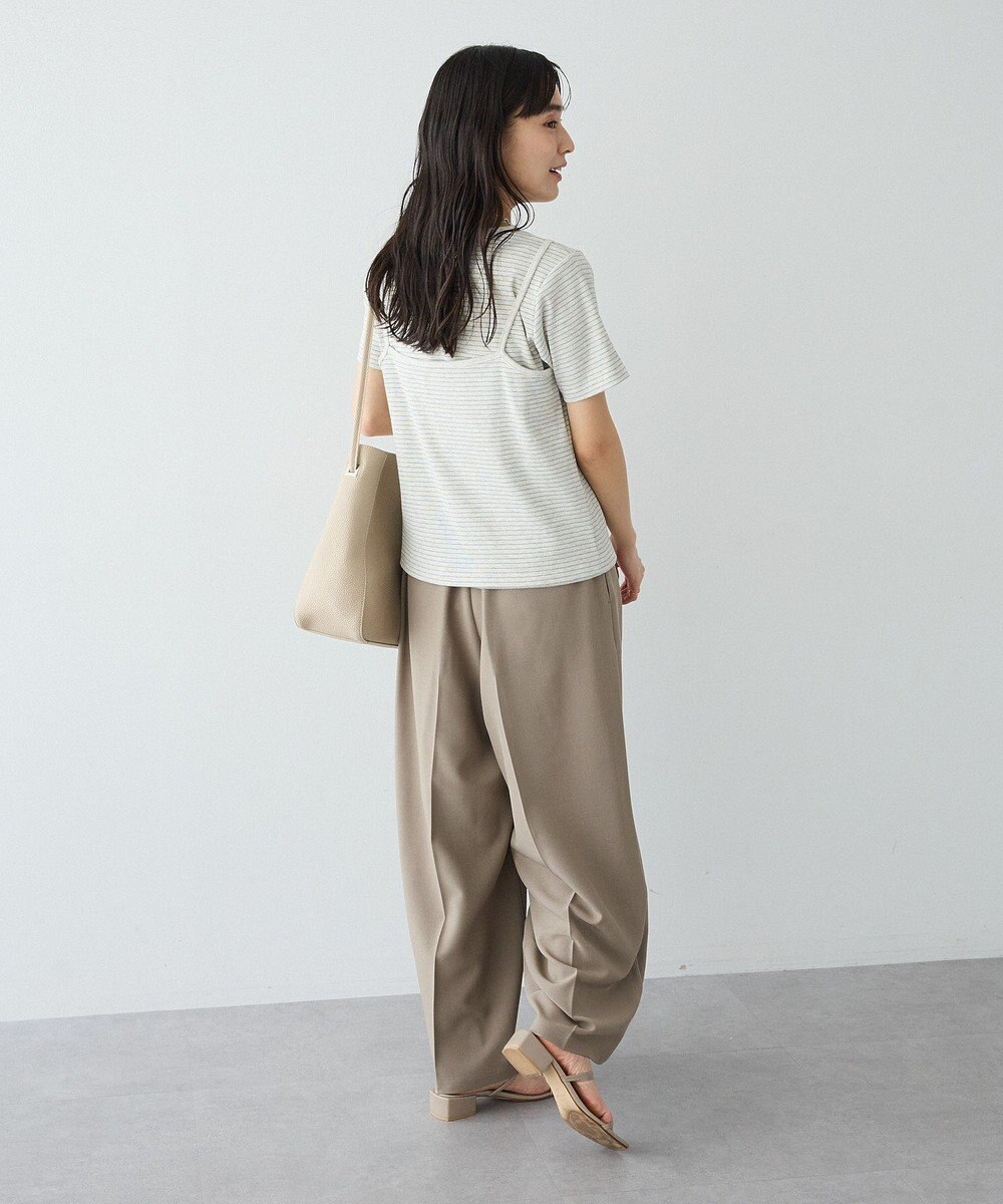 CRAFT STANDARD BOUTIQUE 2点セット/ボーダーキャミ+Tシャツ 
