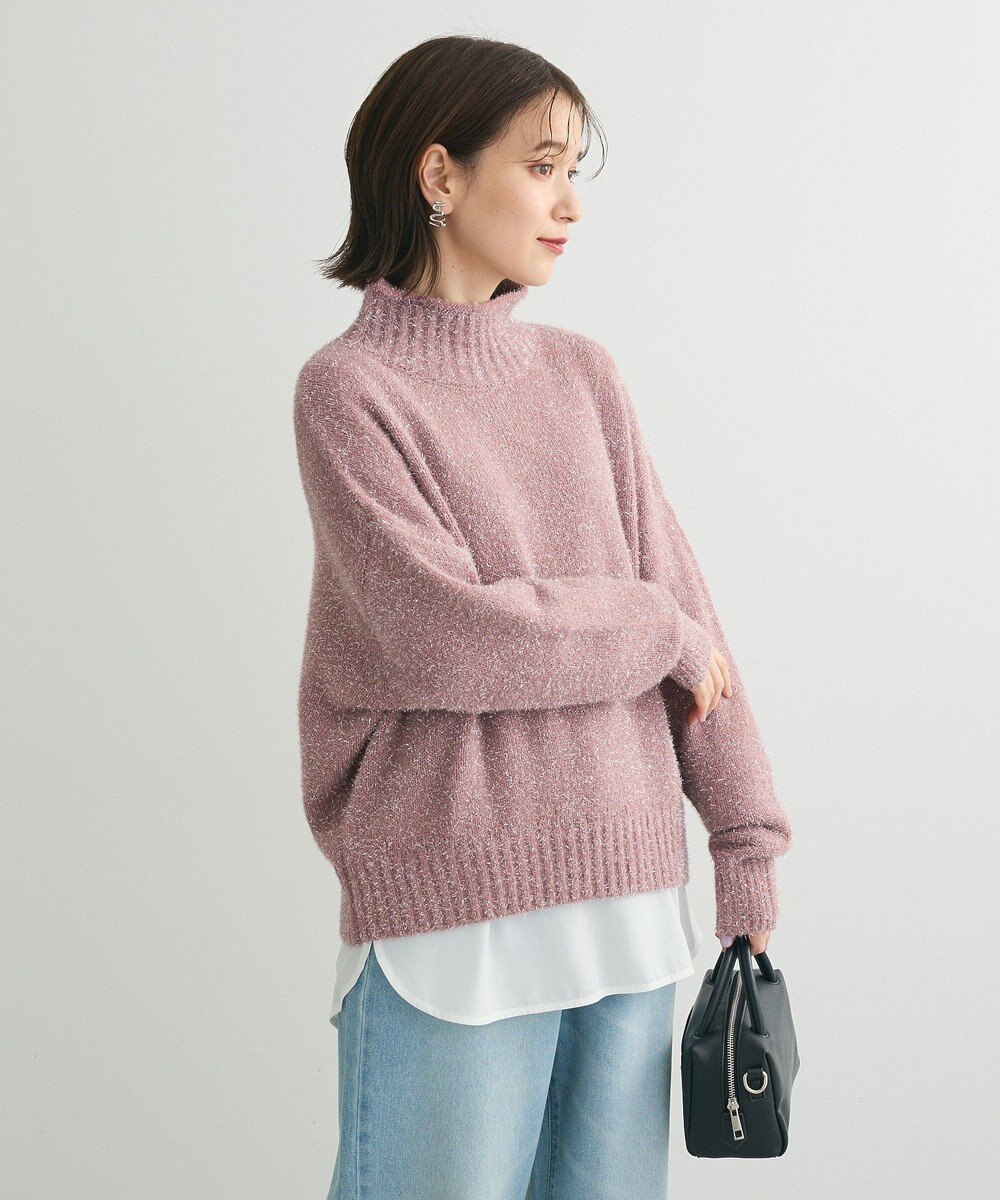 Green Parks ・Ｐｅｔｉｔ　Ｆｌｅｕｒ　ラメタートルニット 