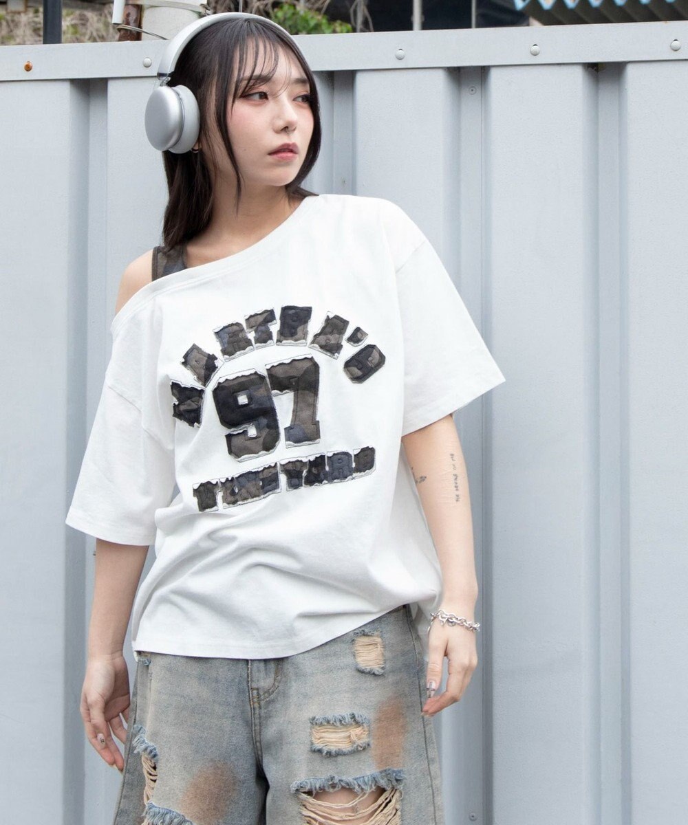 WEGO タンクレイヤードワンショルビッグT 
