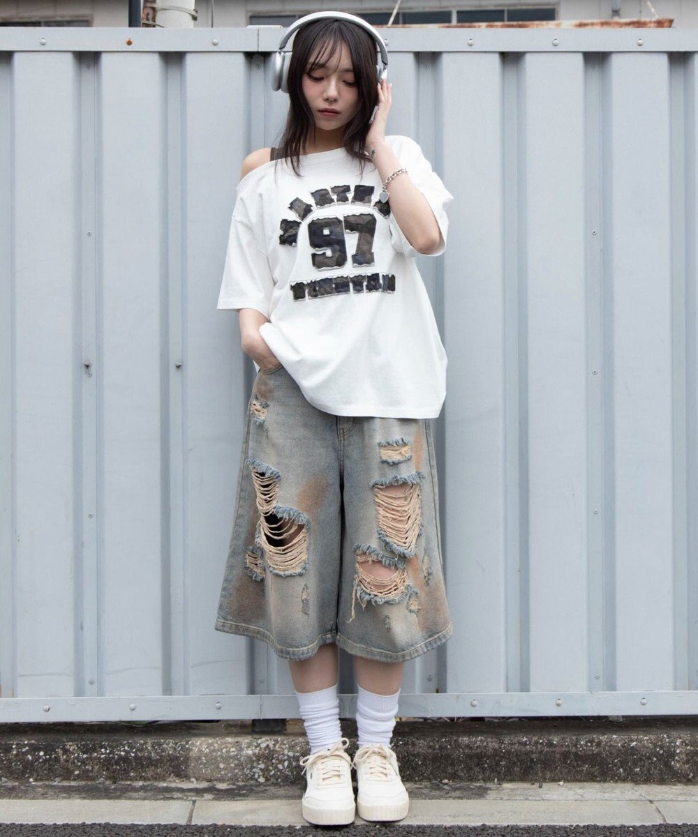 WEGO タンクレイヤードワンショルビッグT 