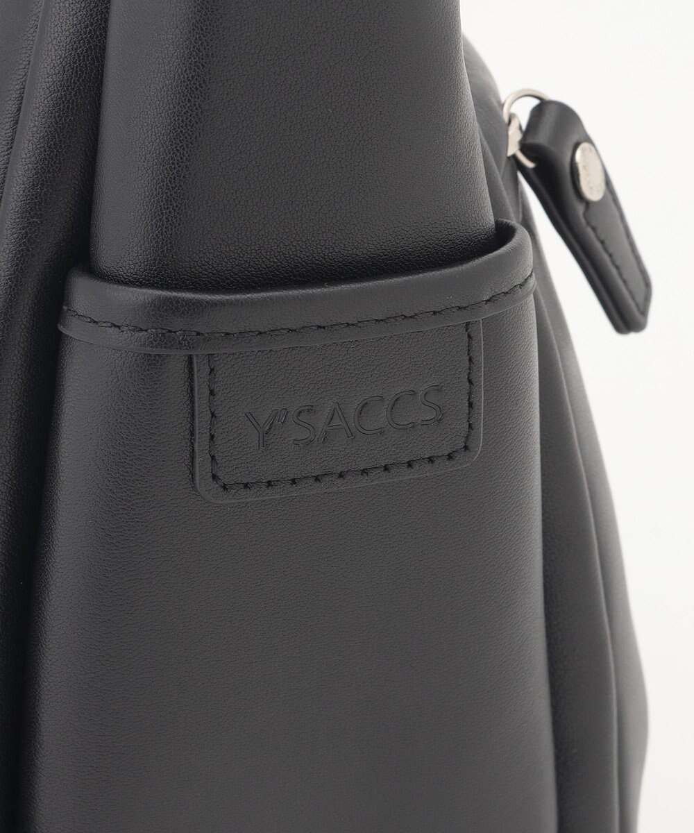 Y'SACCS カウレザー スクエア2wayミニトート 
