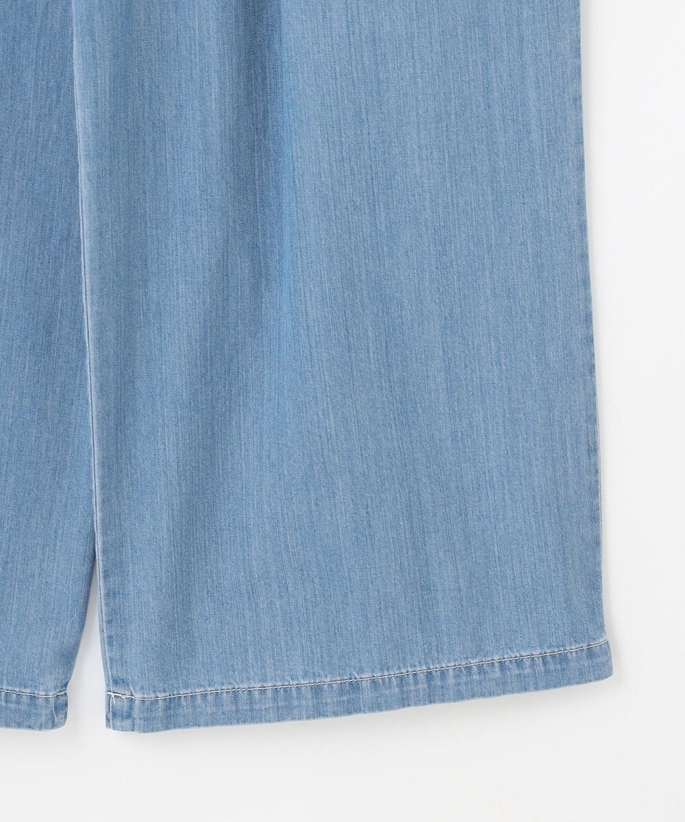 J.PRESS LADIES 【洗える】5ozバージラコンパクト デニム イージーパンツ 