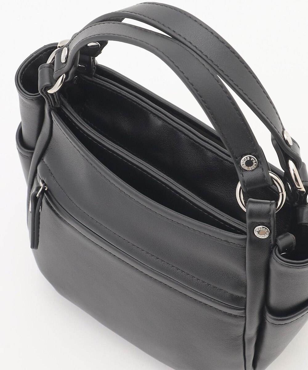 Y'SACCS カウレザー スクエア2wayミニトート 