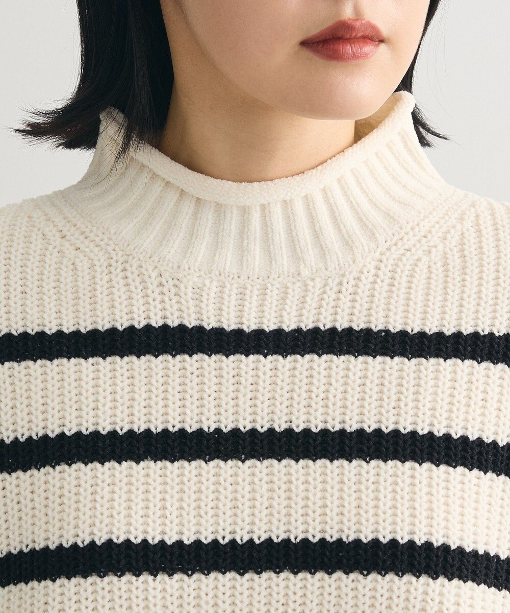 Green Parks ｍｏｋｏモールモックネックニットプルオーバー 