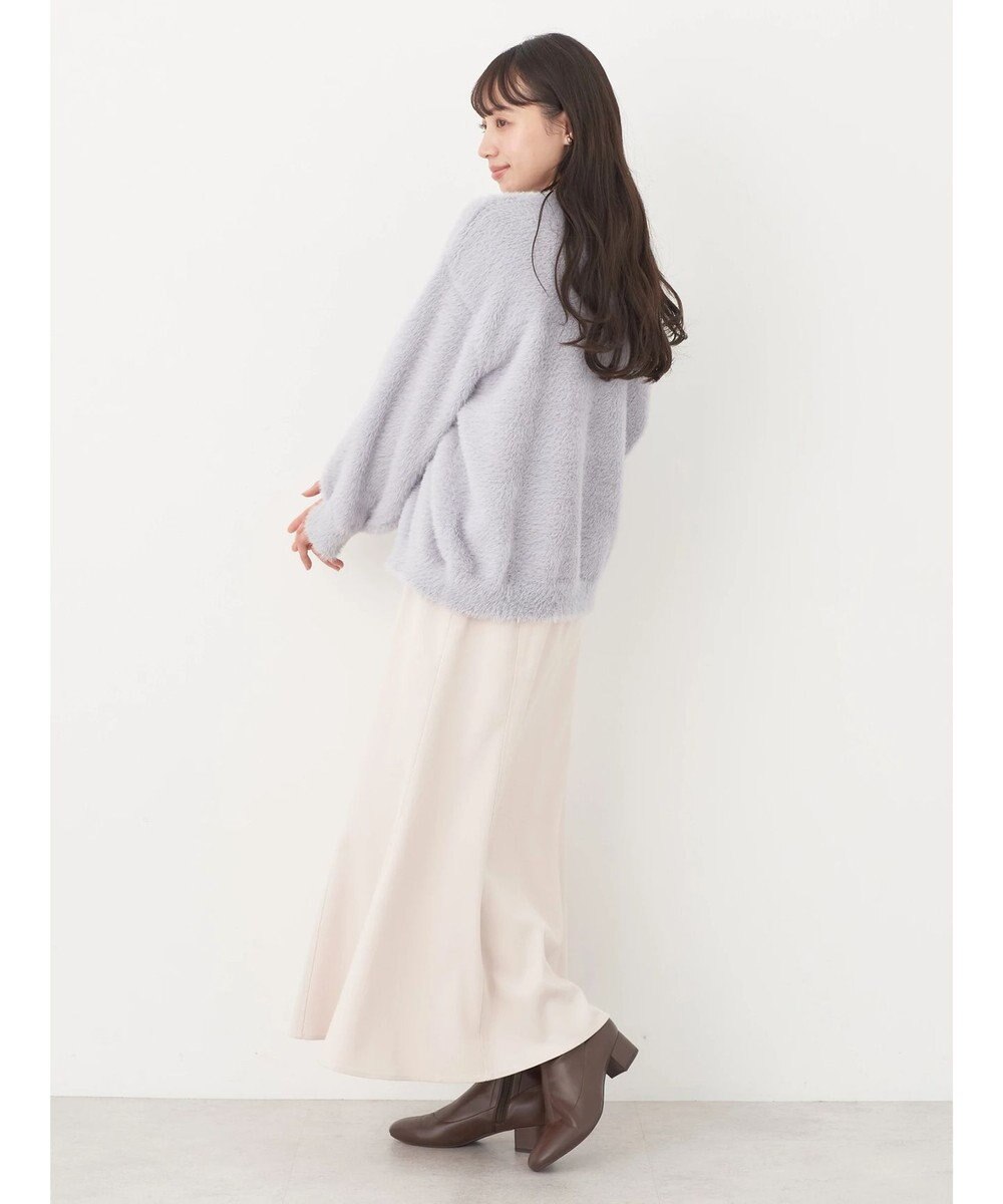 earth music&ecology ロングシャギーハイネックプルオーバー 