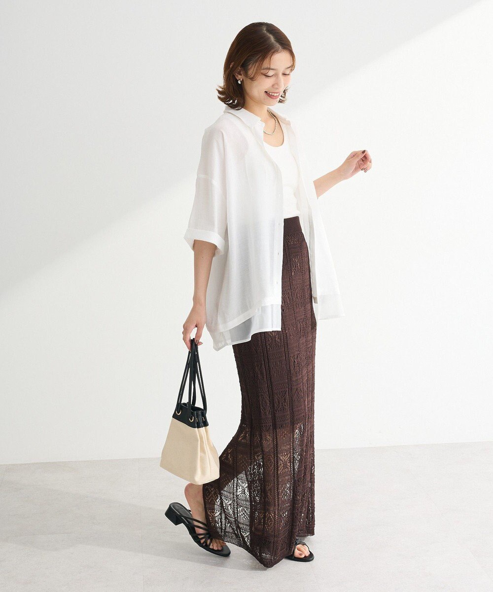 Green Parks 裾レイヤードショートスリーブシャツⅡ 