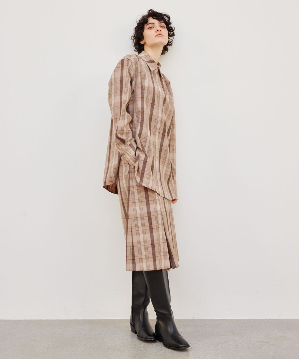 BEIGE， ARUMS / タック入りスカート 