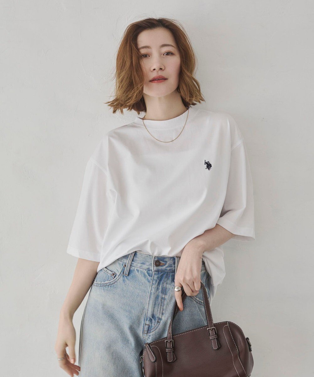 WEGO 【ユニセックス着用ITEM/MLサイズ展開】U.S. POLO ASSN.別注 接触冷感T（SS） 