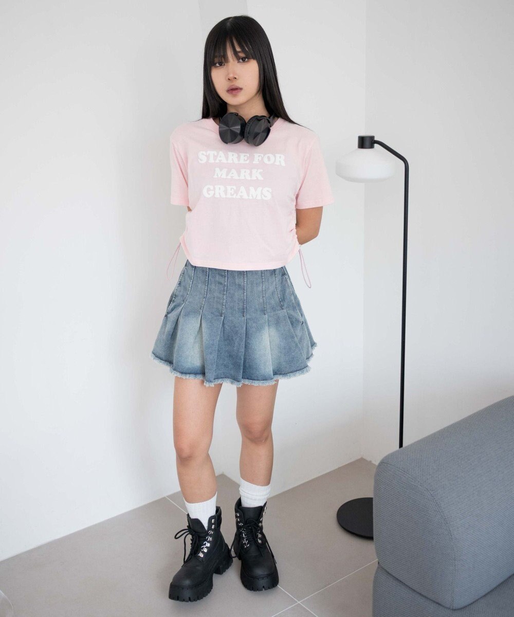 WEGO グラフィックドロストショートT 