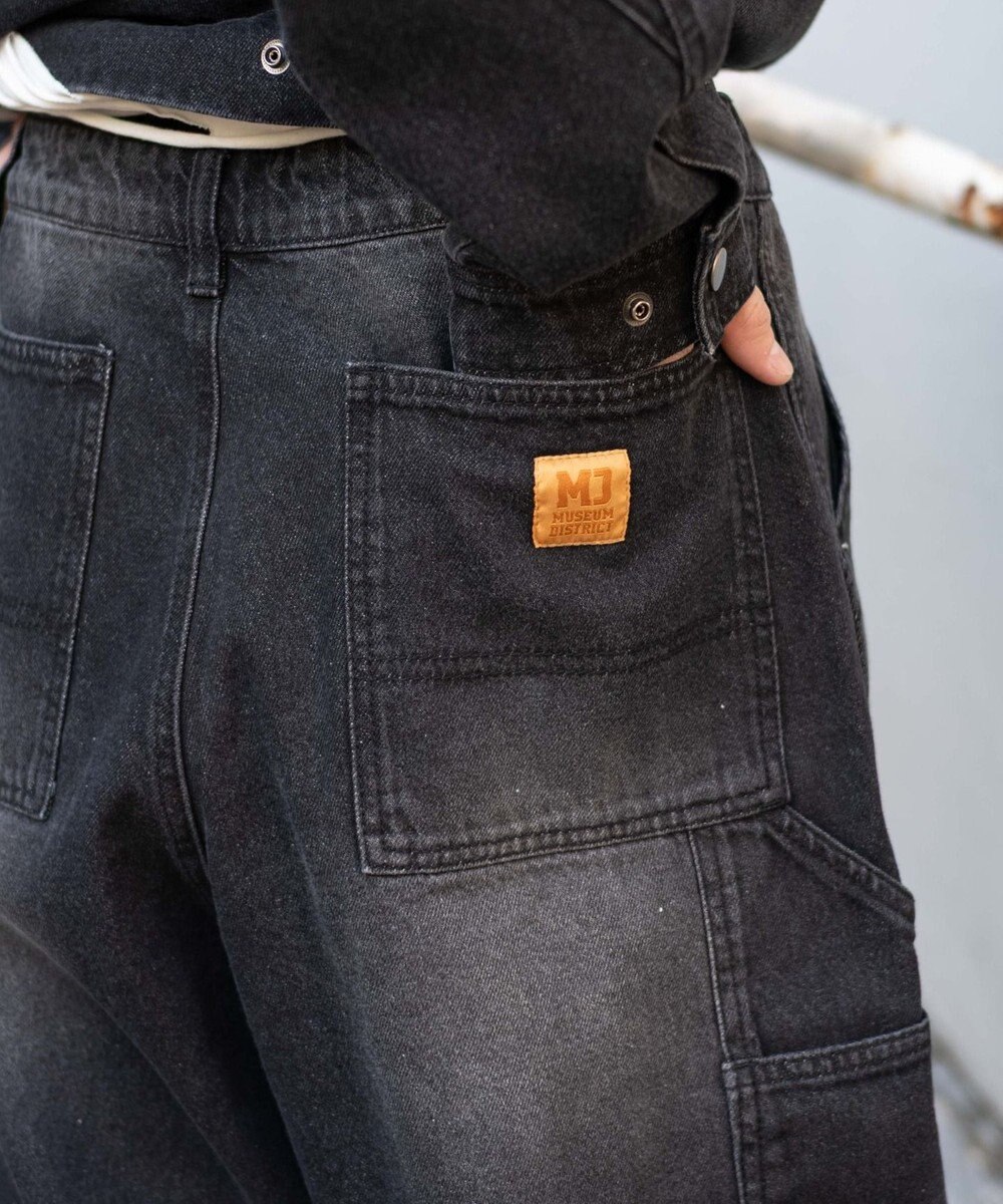 WEGO ワーカーズダブルニーデニムパンツ 