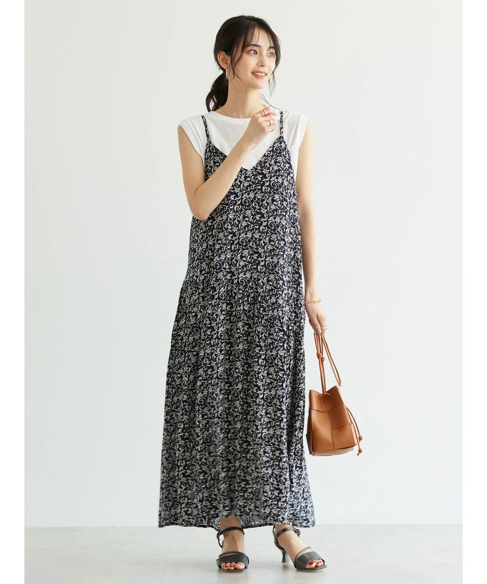 AMERICAN HOLIC ティアードギャザーキャミワンピース 