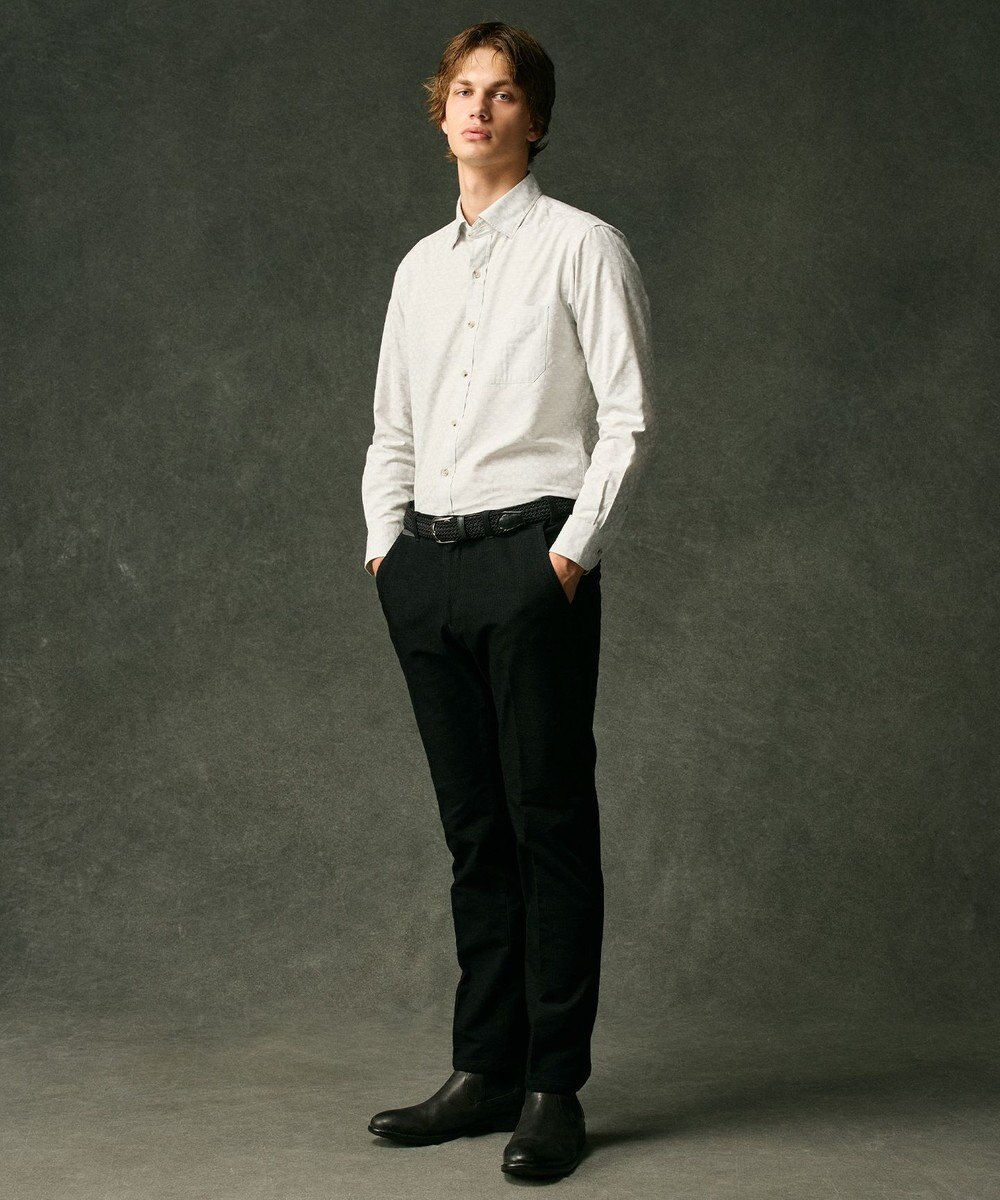 JOSEPH ABBOUD 【キングサイズ・柔らか】ファインパターンプリント シャツ 