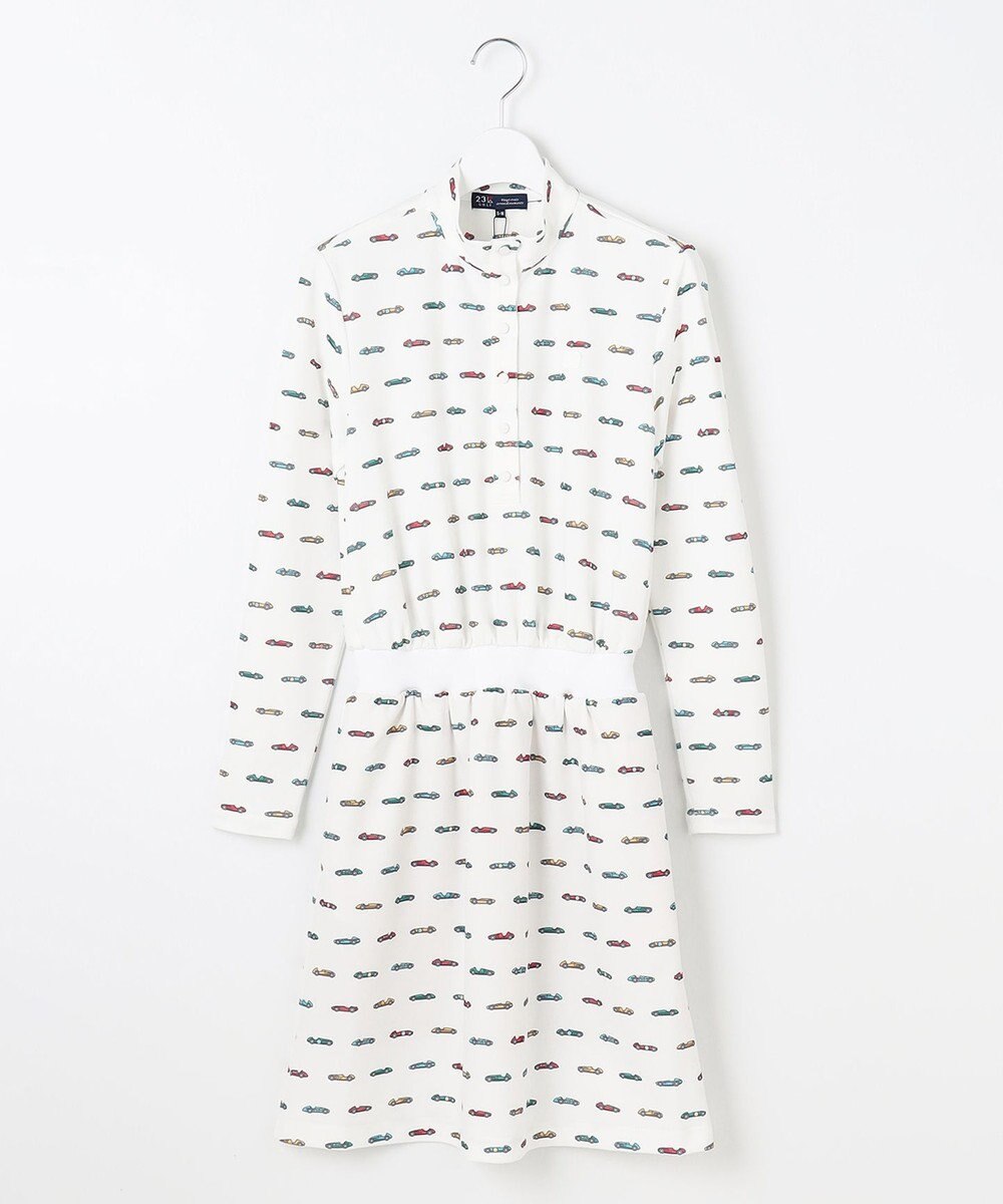 23区GOLF 【WOMEN】レーシングカープリント ワンピース 