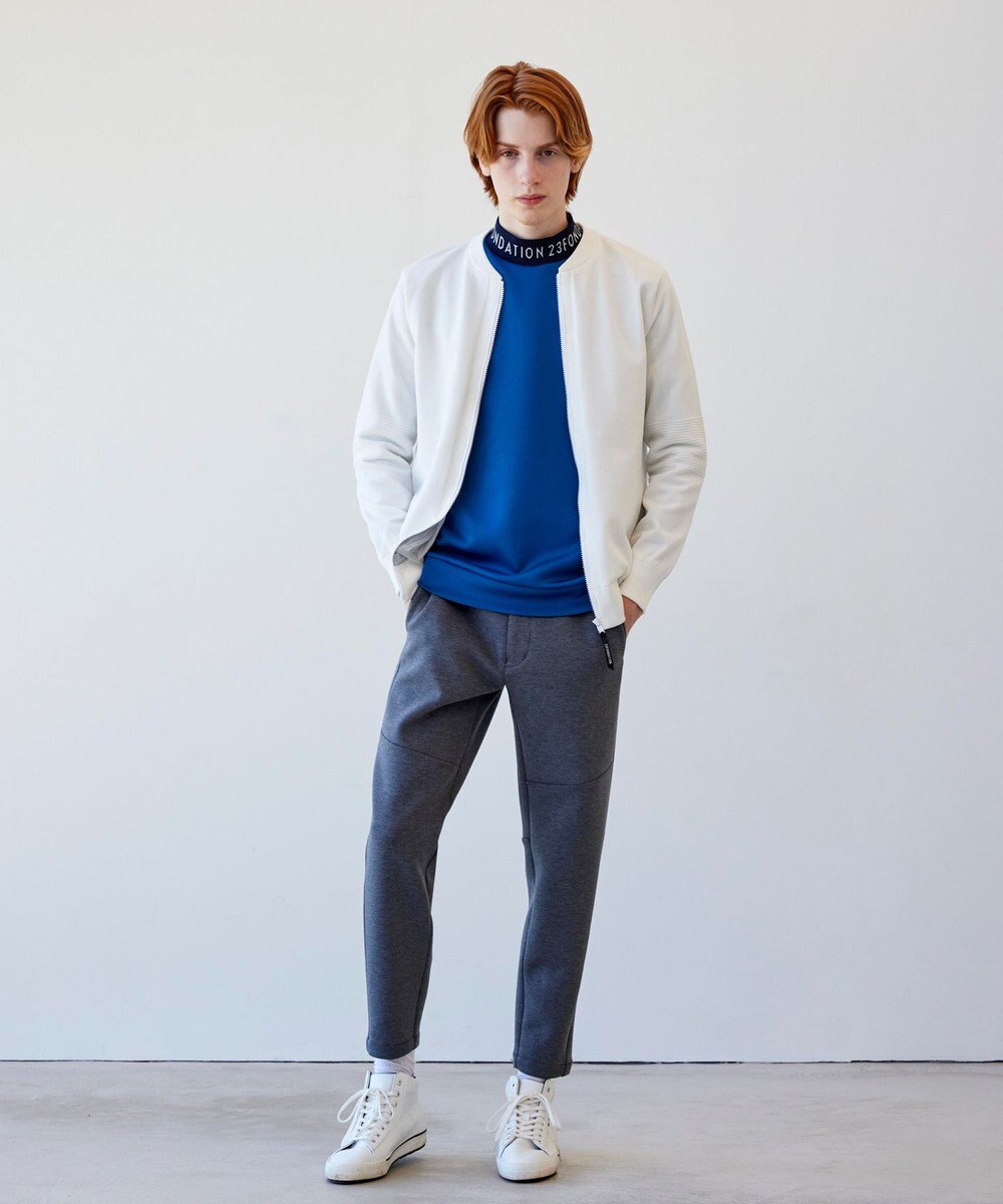 23区GOLF ウォッシャブルでお手入れも楽！【23Fondation/MEN】ニットブルゾン 