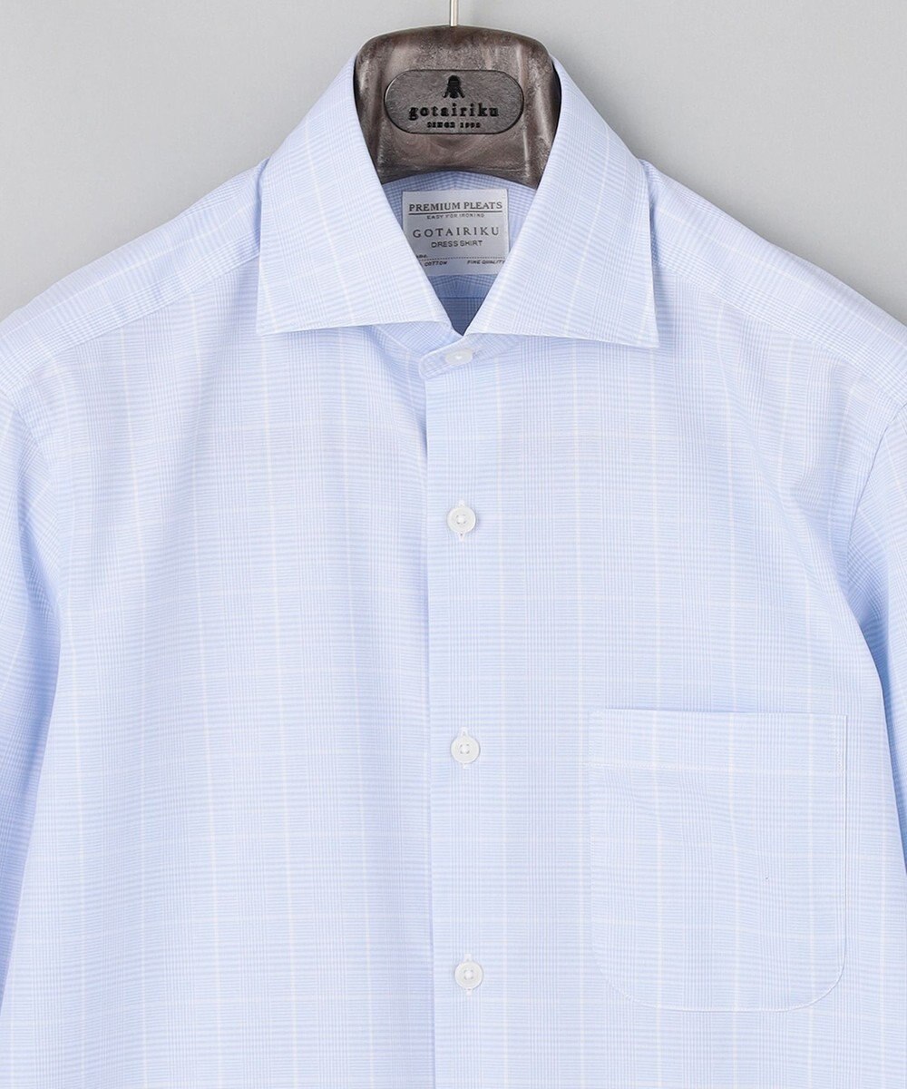GOTAIRIKU 【形態安定】PREMIUMPLEATS_ワイドカラー _通年ドレスシャツ(26年春夏限定色) 