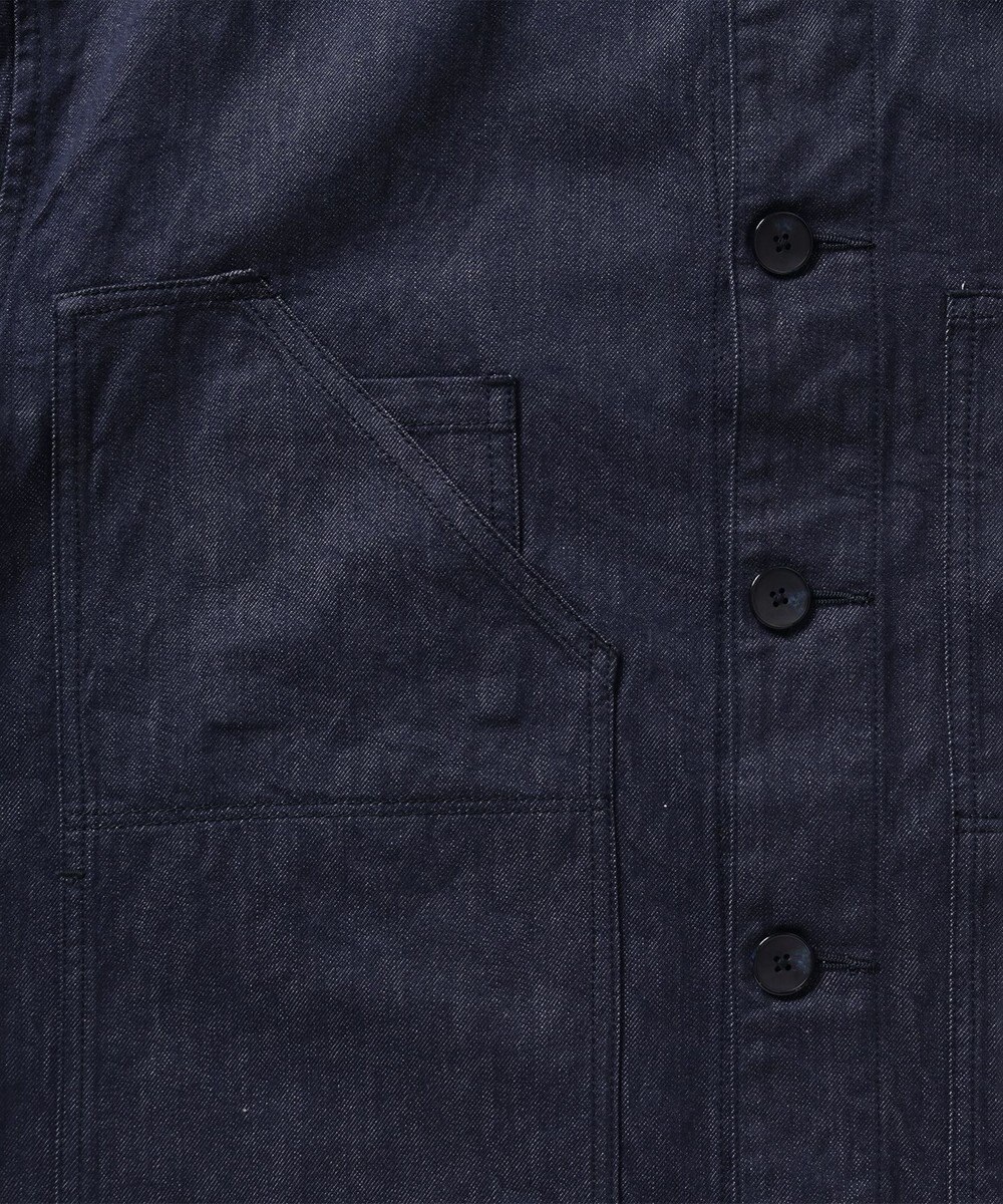 WHITE MAILS 【UNISEX】COTTON PAPER デニムジャケット 