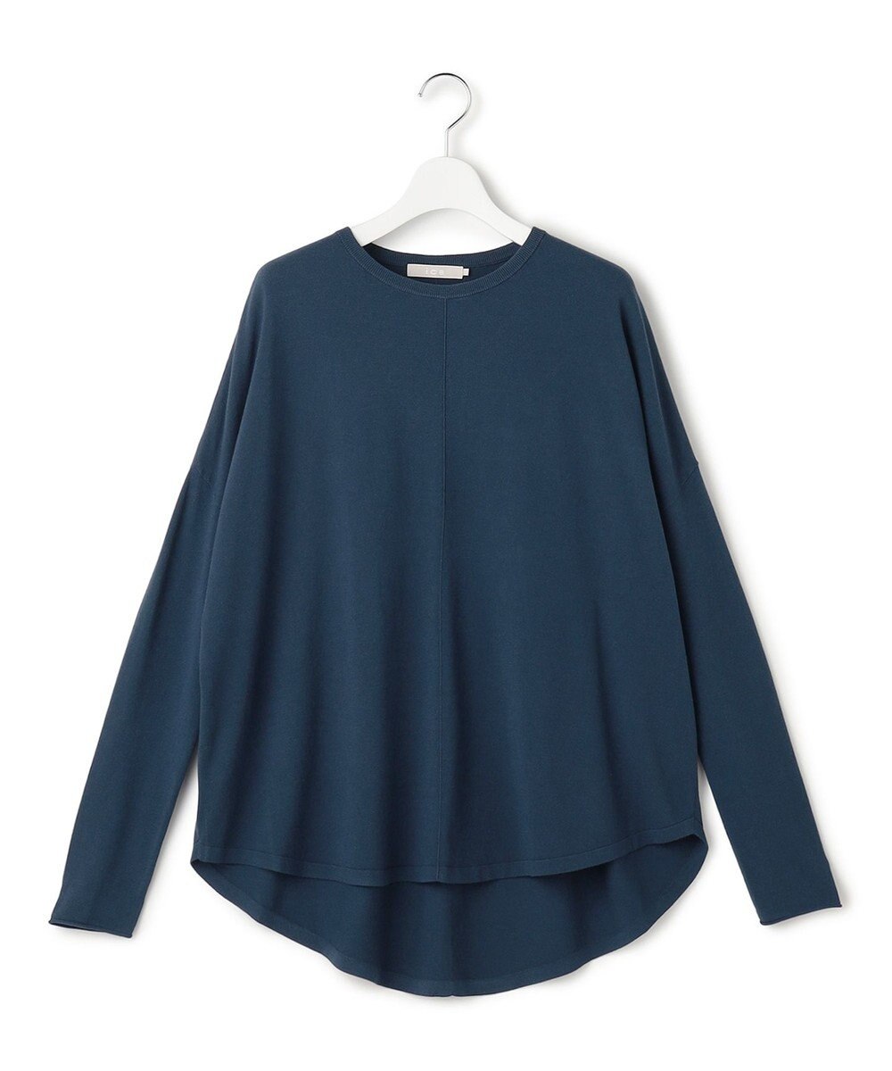 ICB 【洗える】ヴィスコースワイド プルオーバー 