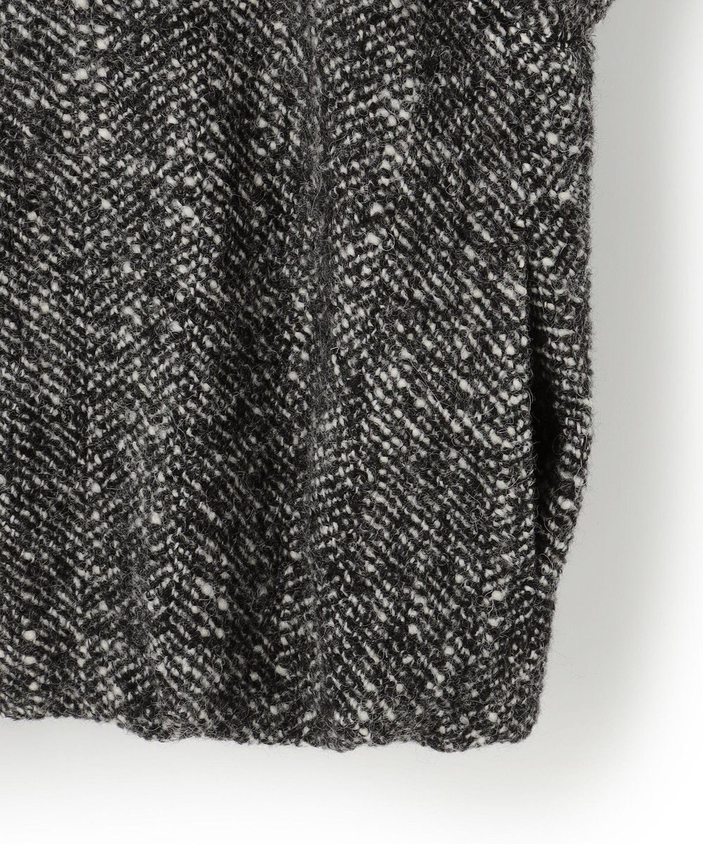 23区 S 【STORY11月掲載】BALLI ヘリンボーンツイード ノーカラー ブルゾン 