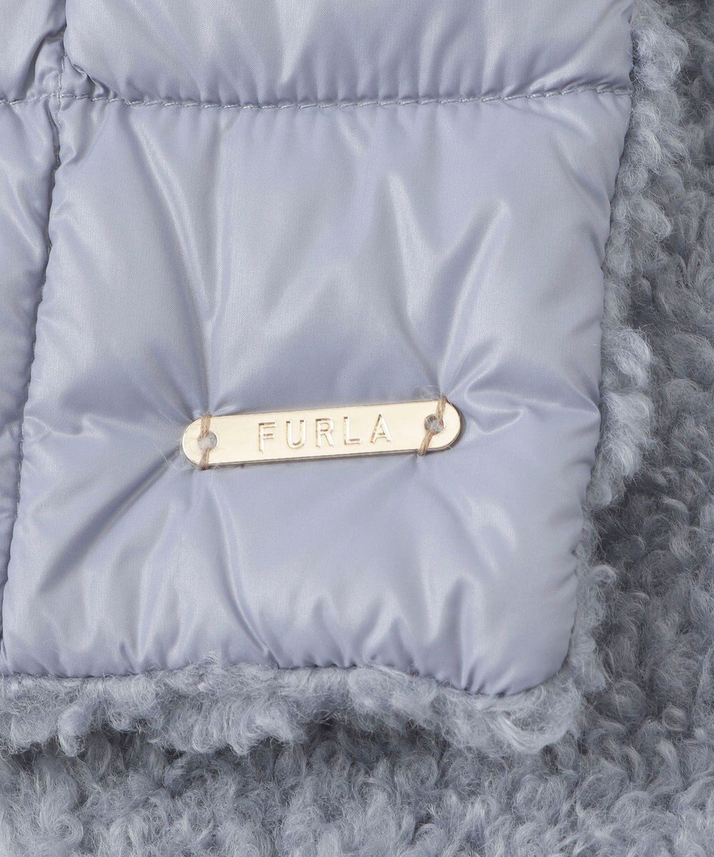 MOONBAT FURLA 【リバーシブル】フェイクファー×ダウンマフラー ボア 