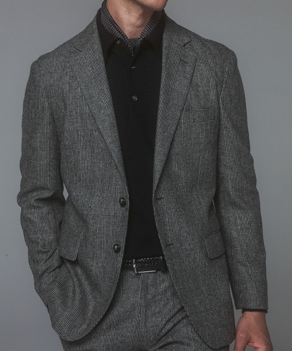 GOTAIRIKU オリジナル設計【洗える/チクチクしにくい/ピリングしにくい】イタリア糸 ハイゲージ  ニットポロ_WOOL100% 