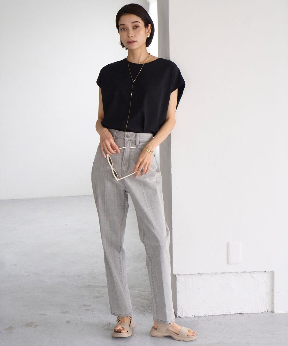 UNFILO BEAUTY FORM フレンチスリーブTシャツ 
