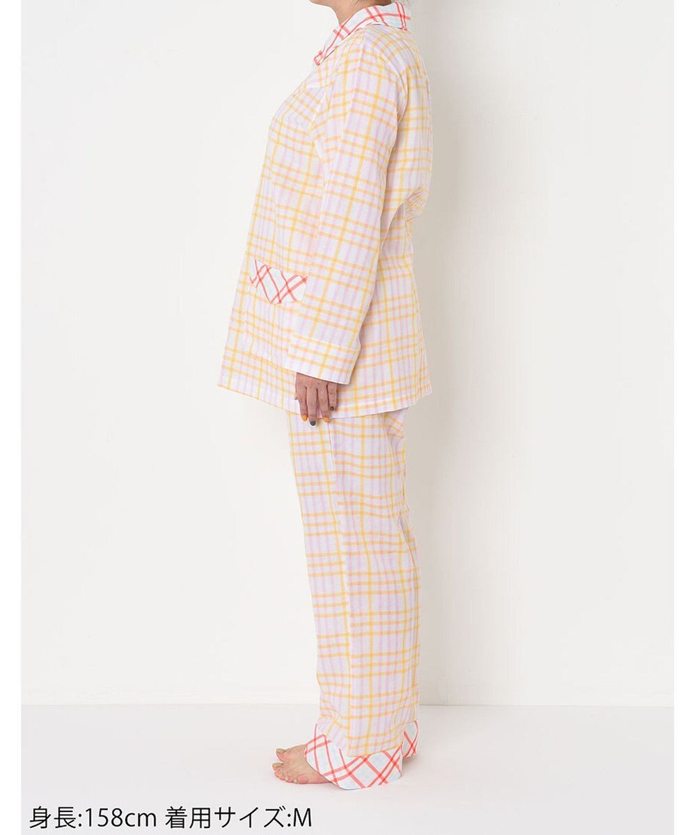 tsumori chisato SLEEP パジャマ　長袖　長ズボン　綿100%　二重ガーセ素材　/ワコール　UDX547 