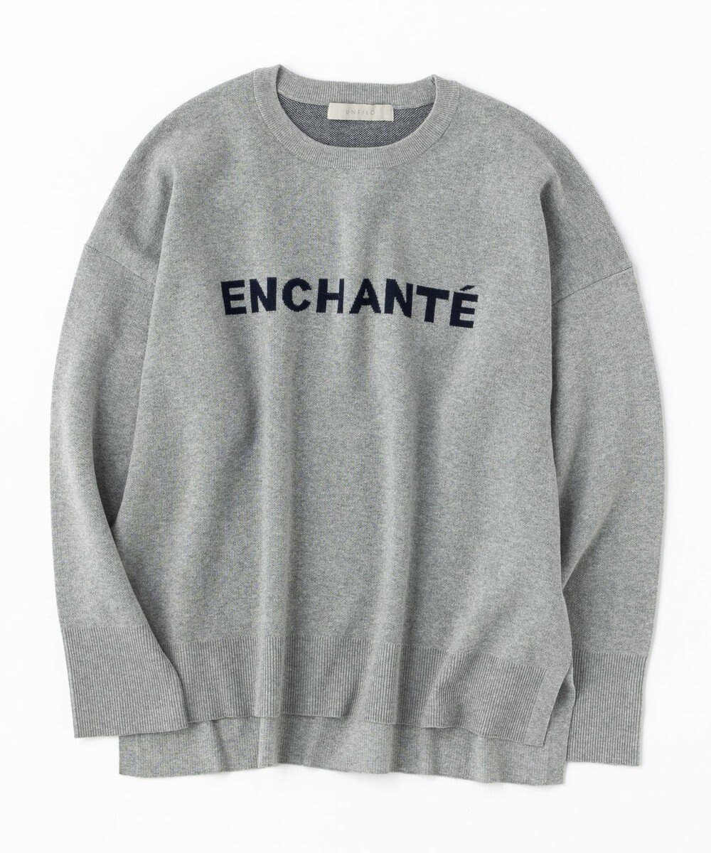 UNFILO 【新色追加】スウェットライク ロゴニット 