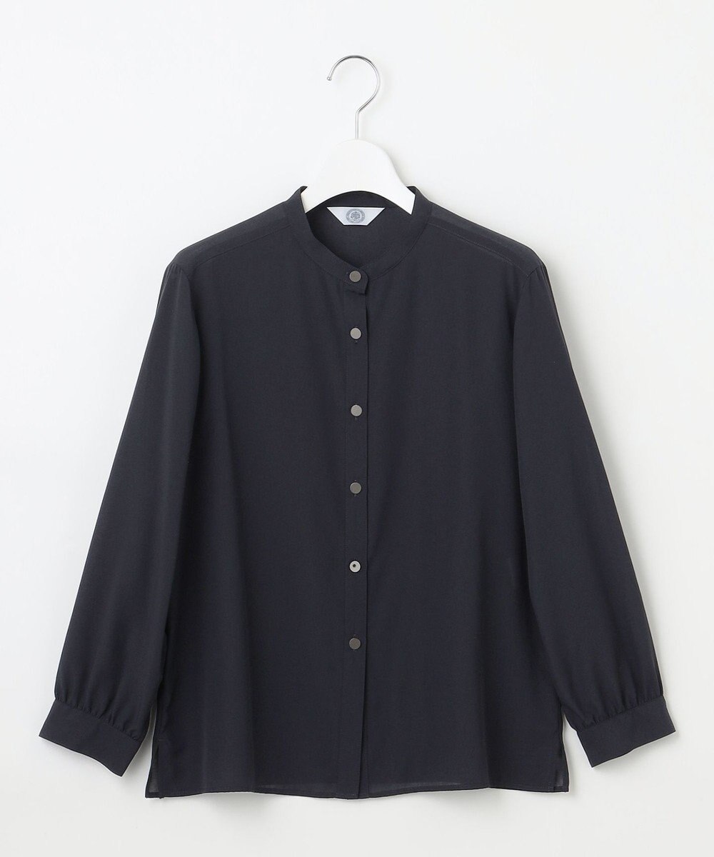 J.PRESS LADIES L 【洗える】テトロンレーヨンマンスローン ブラウス 