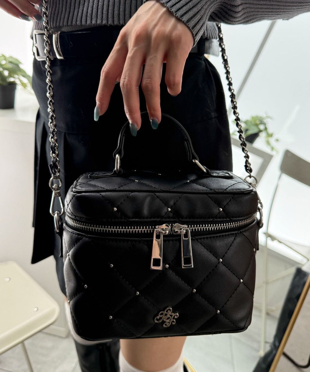 WEGO メタルパーツキルティングバニティショルダー 