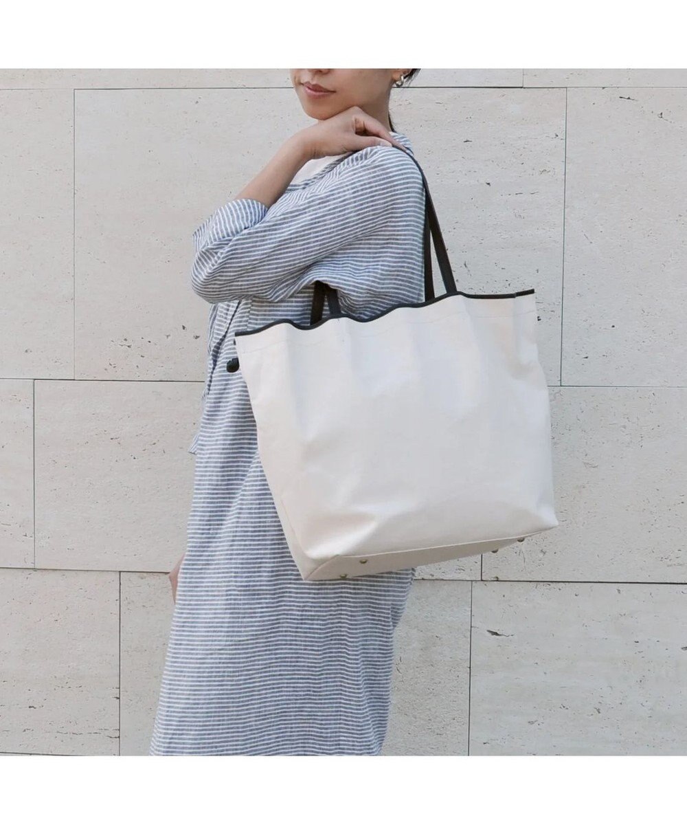 UNBILLION preche パラフィン防水キャンバスドロストトートバッグ 